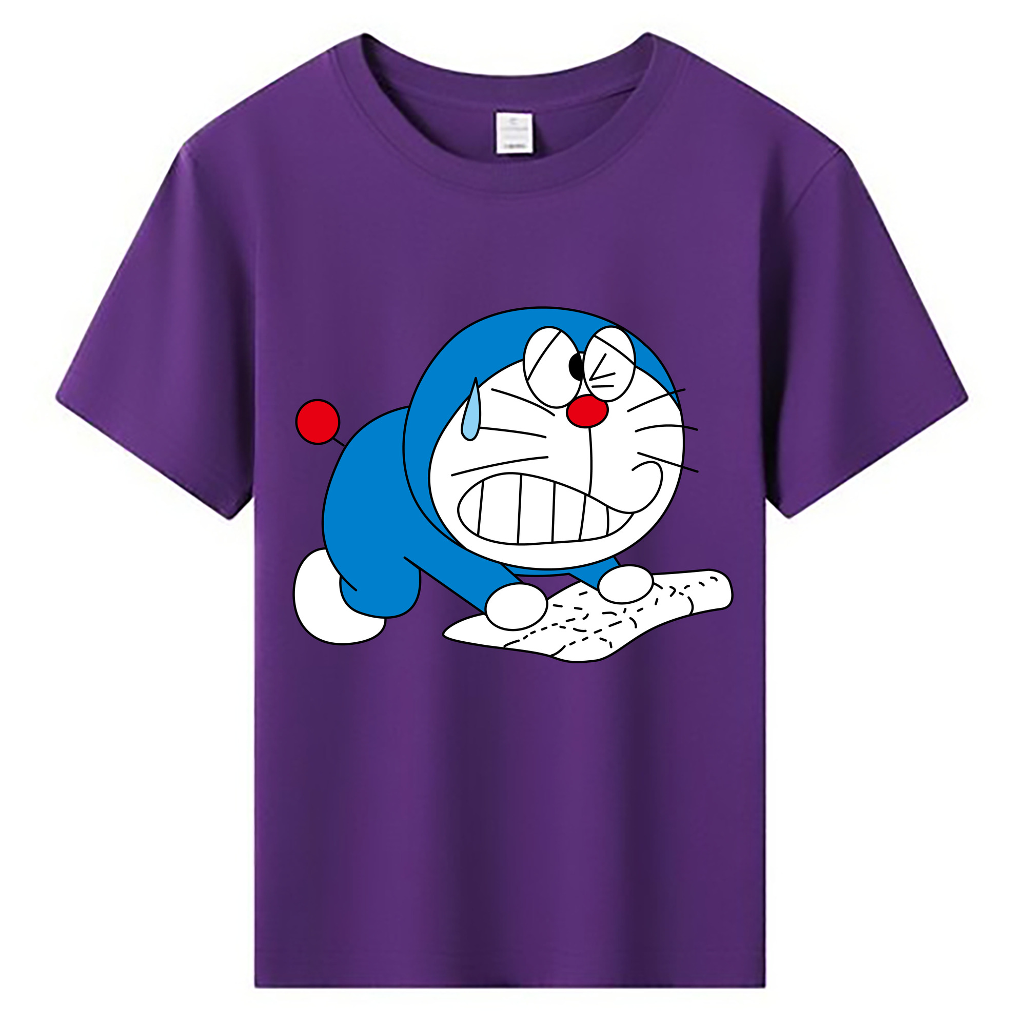 （画像用） ドラえもん Doraemon 綿100％キッズTシャツ（フロントプリント）