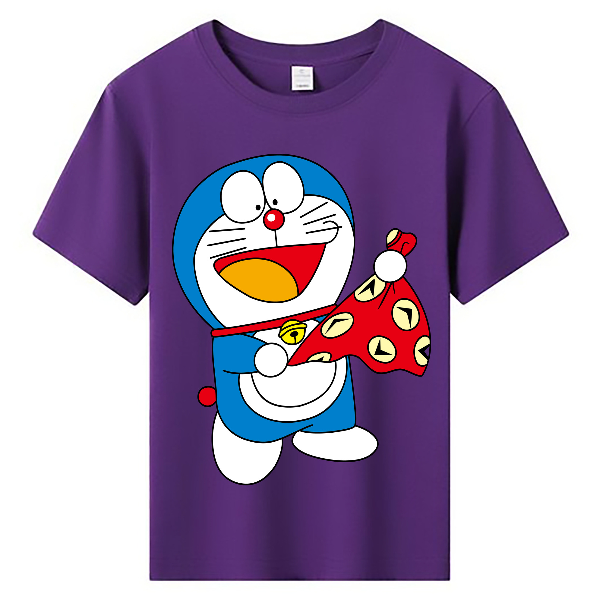（画像用） ドラえもん Doraemon 綿100％キッズTシャツ（フロントプリント）
