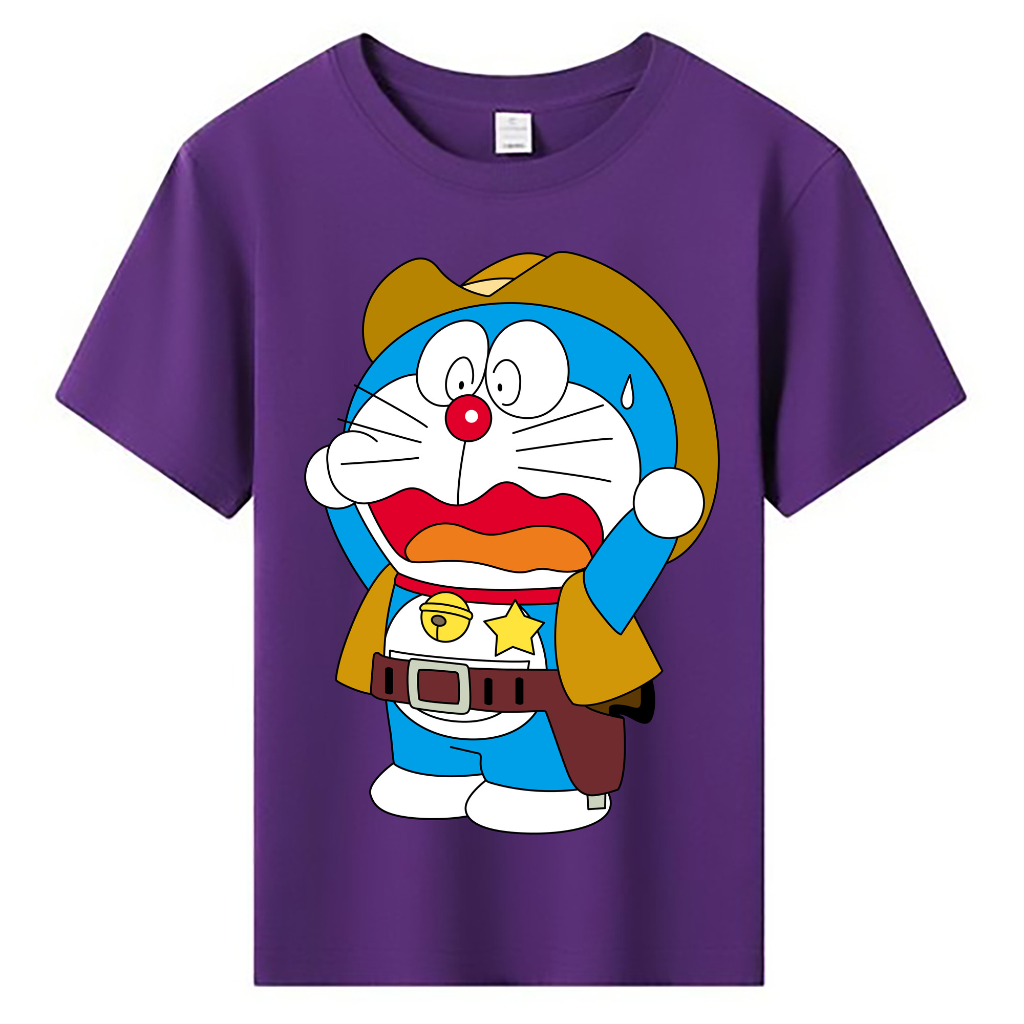 （画像用） ドラえもん Doraemon 綿100％キッズTシャツ（フロントプリント）