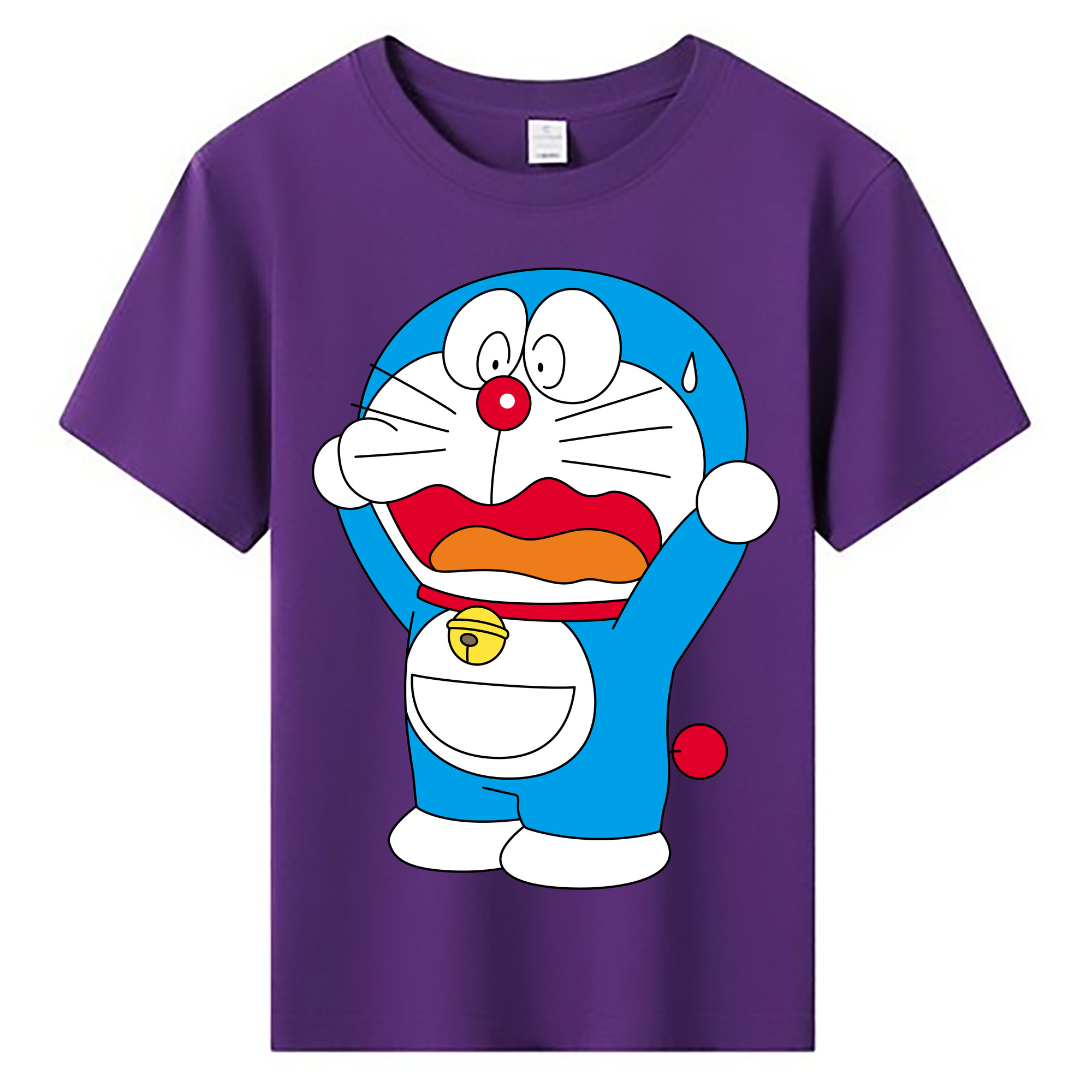 （画像用） ドラえもん Doraemon 綿100％キッズTシャツ（フロントプリント）