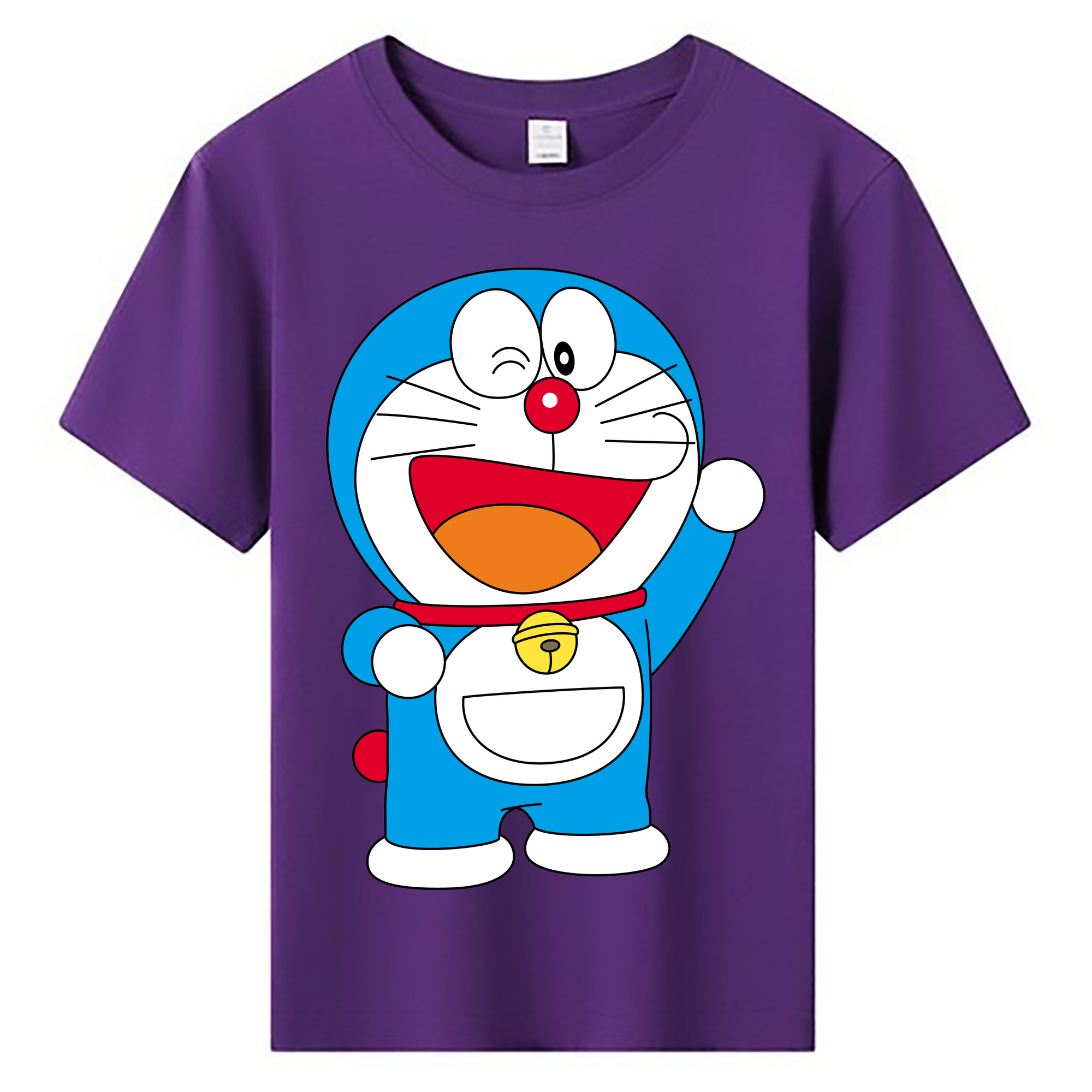 （画像用） ドラえもん Doraemon 綿100％キッズTシャツ（フロントプリント）