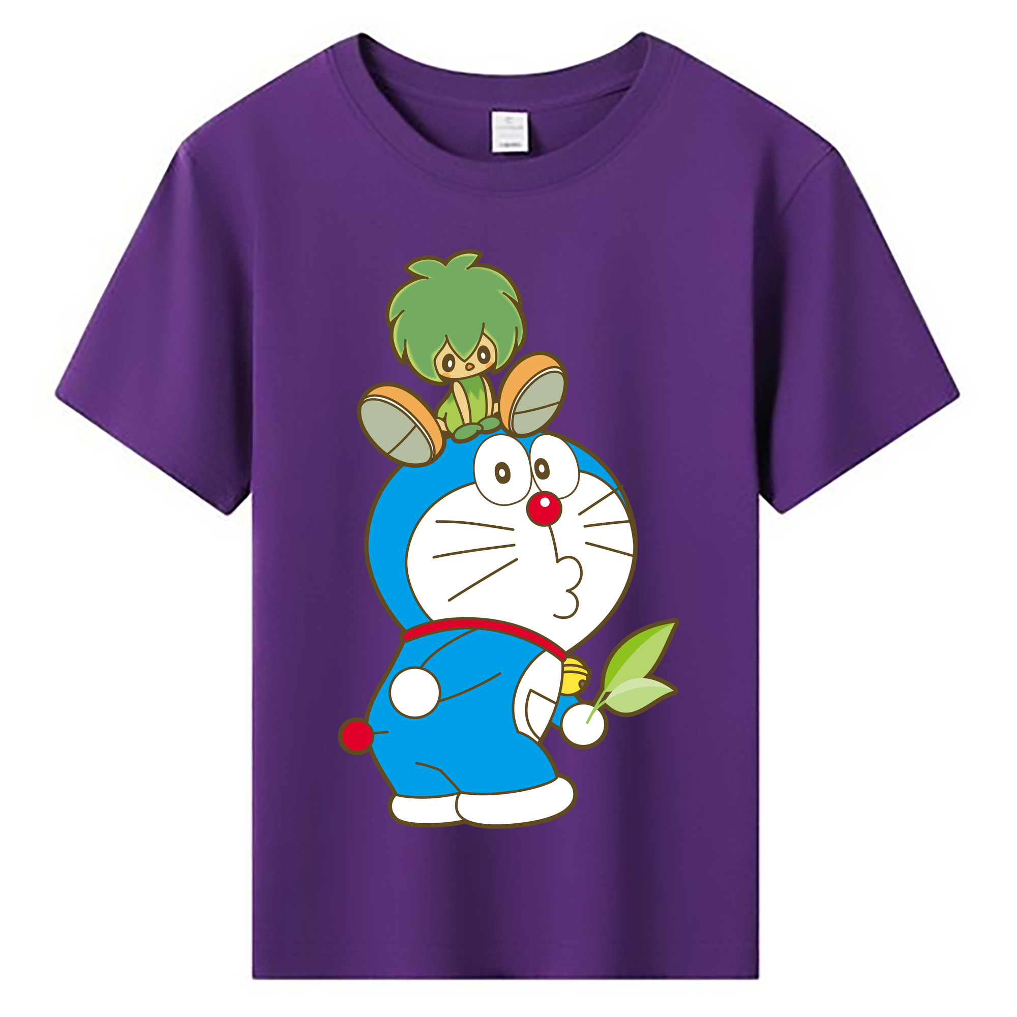 （画像用） ドラえもん Doraemon 綿100％キッズTシャツ（フロントプリント）