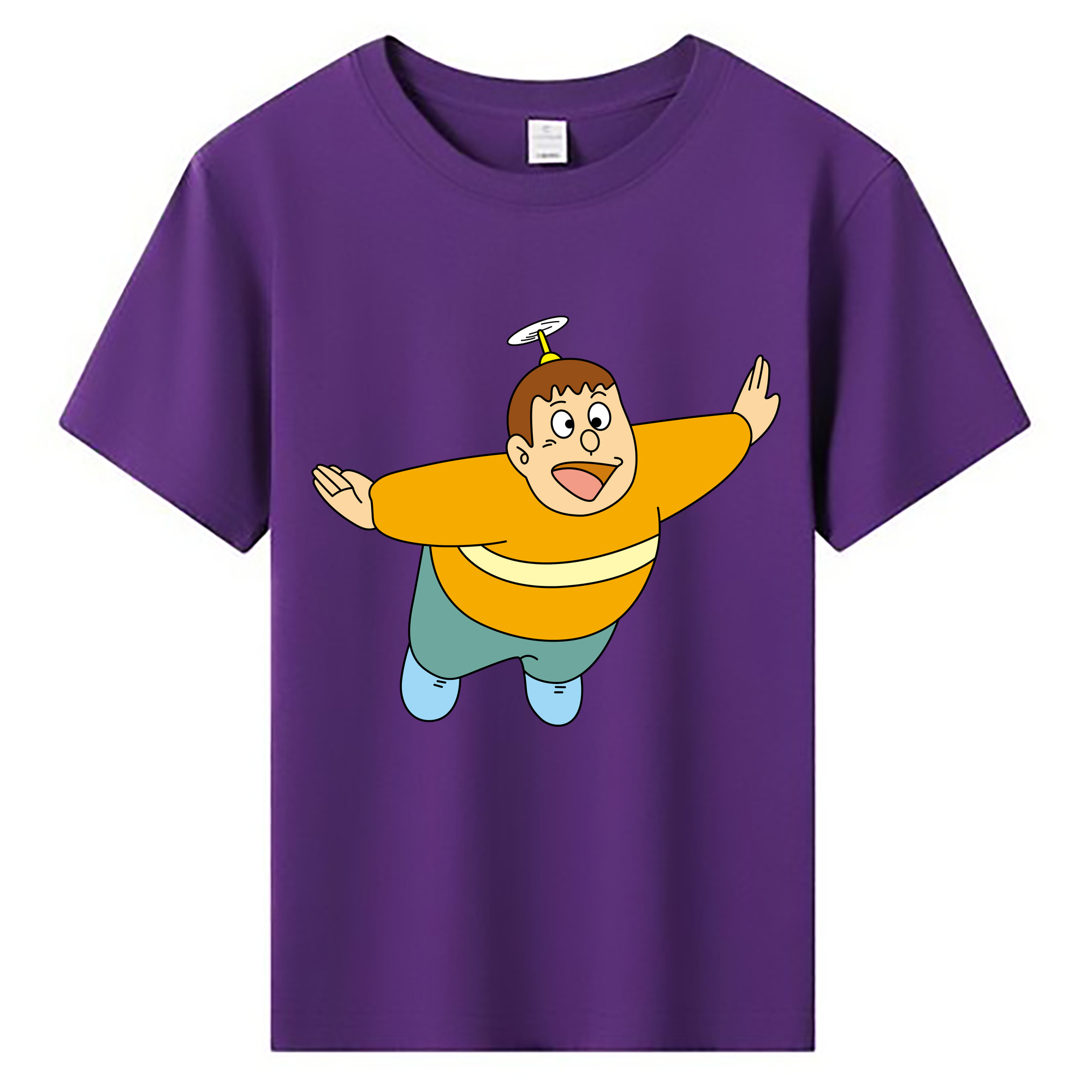 （画像用） ドラえもん 剛田武 Doraemon Gouta Takeshi 綿100％キッズTシャツ（フロントプリント）