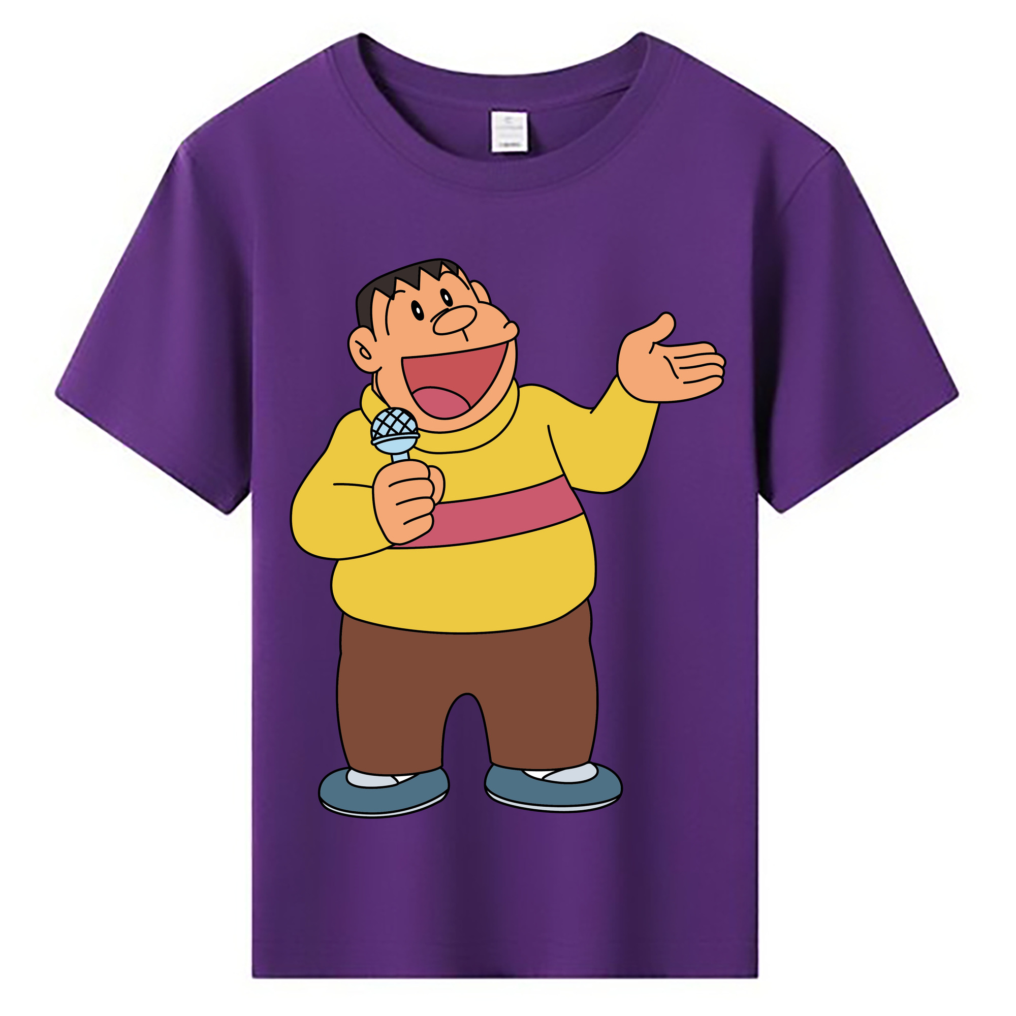 （画像用） ドラえもん 剛田武 Doraemon Gouta Takeshi 綿100％キッズTシャツ（フロントプリント）