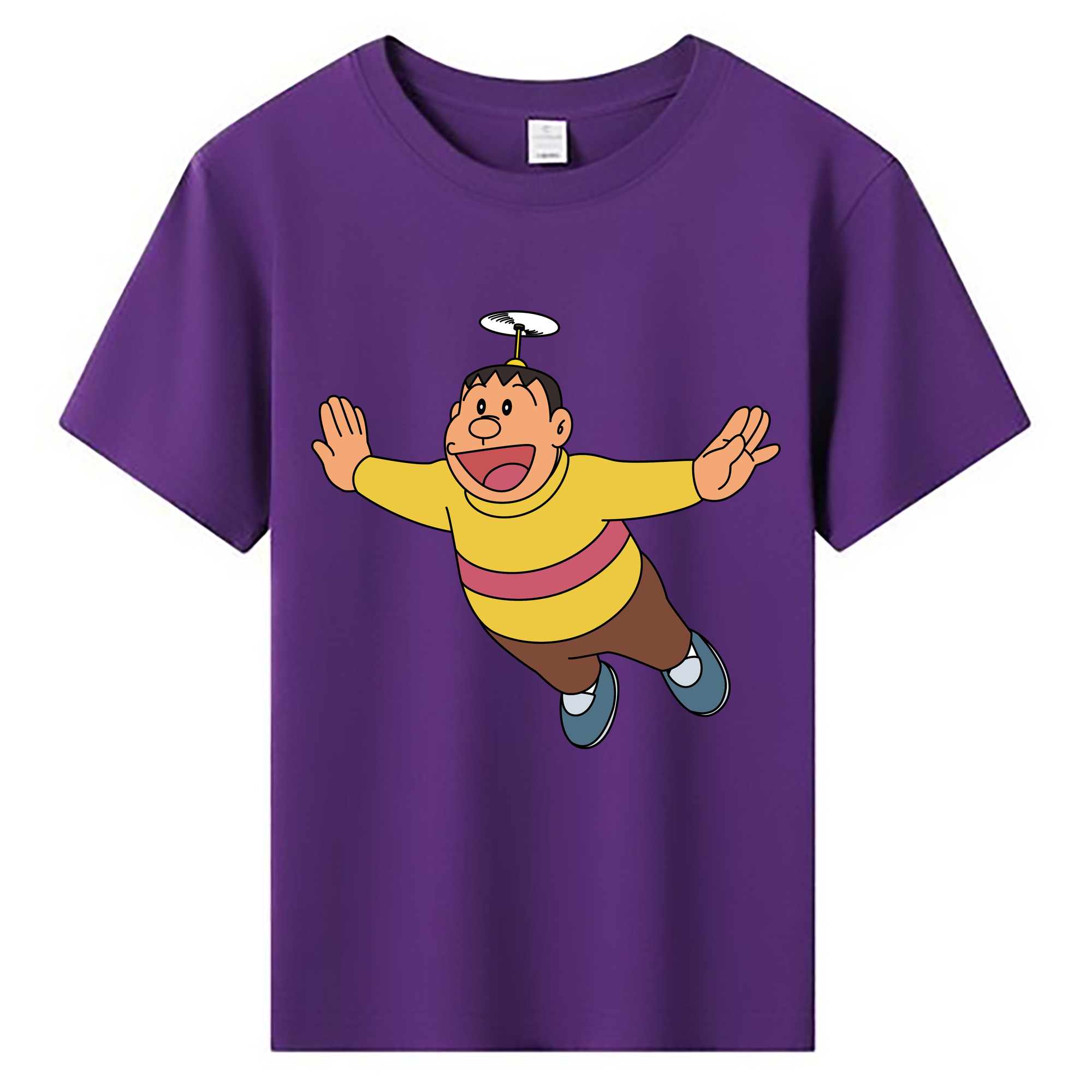 （画像用） ドラえもん 剛田武 Doraemon Gouta Takeshi 綿100％キッズTシャツ（フロントプリント）
