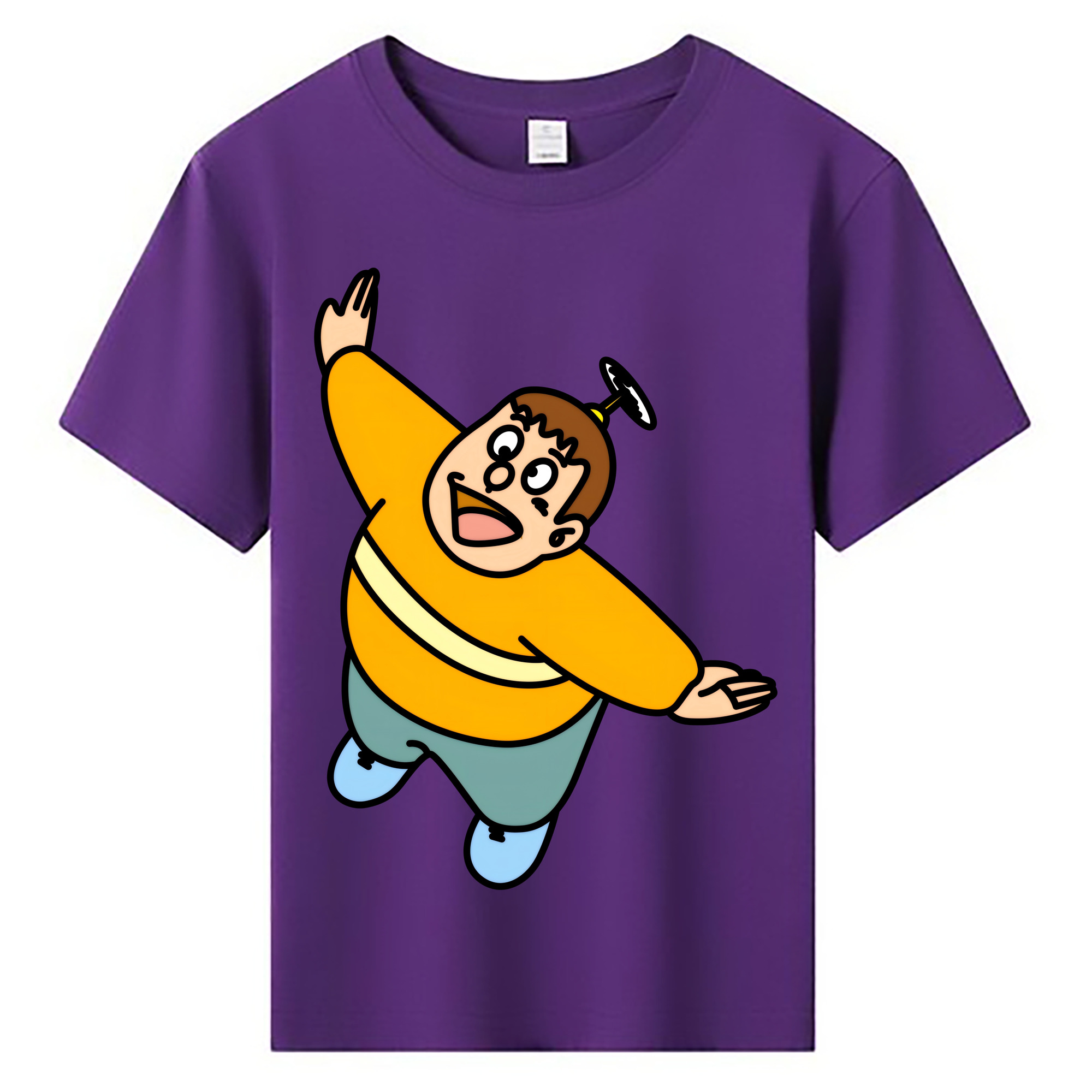 （画像用） ドラえもん 剛田武 Doraemon Gouta Takeshi 綿100％キッズTシャツ（フロントプリント）