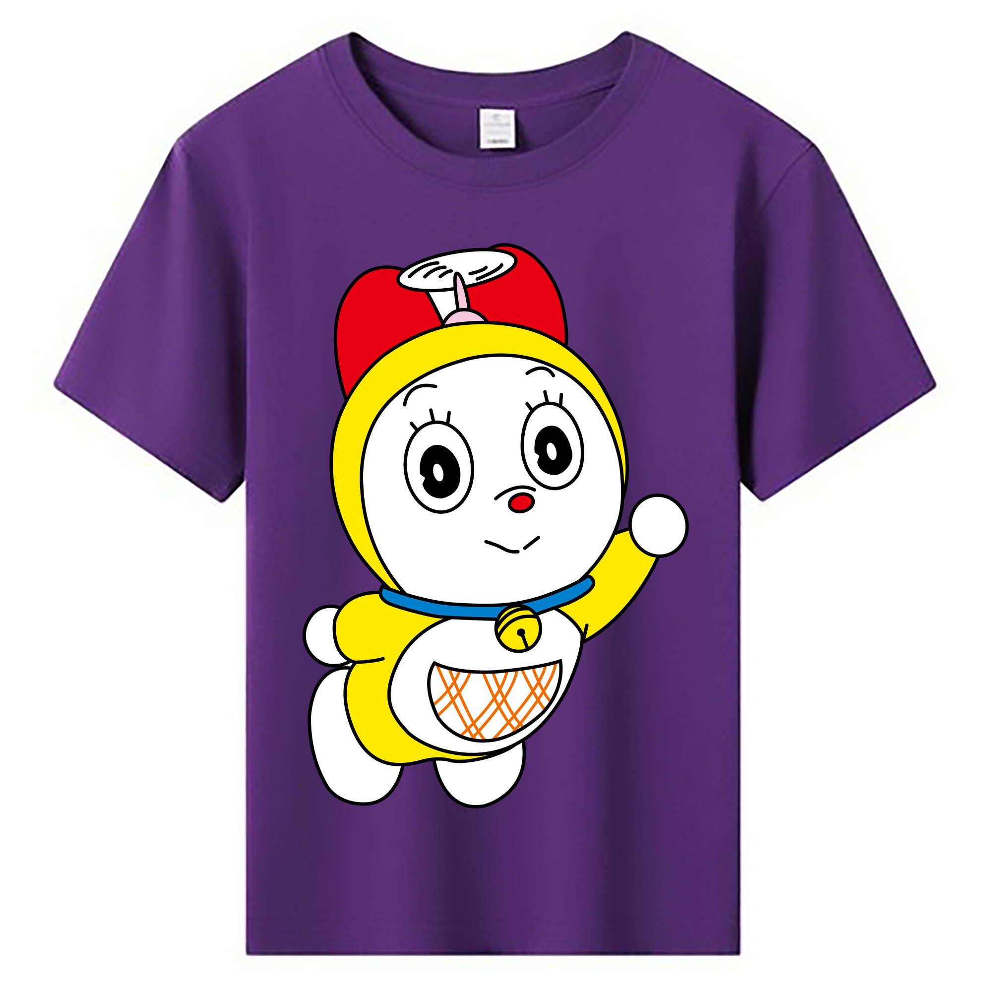（画像用） ドラえもん ドラミ Doraemon Dorami 綿100％キッズTシャツ（フロントプリント）