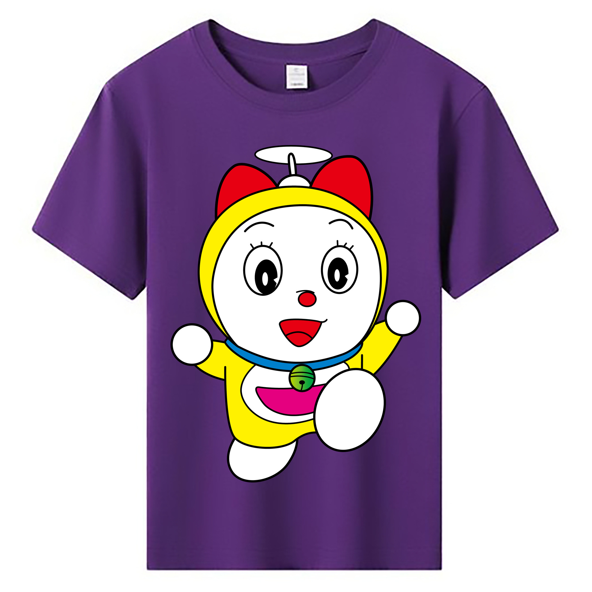 （画像用） ドラえもん ドラミ Doraemon Dorami 綿100％キッズTシャツ（フロントプリント）