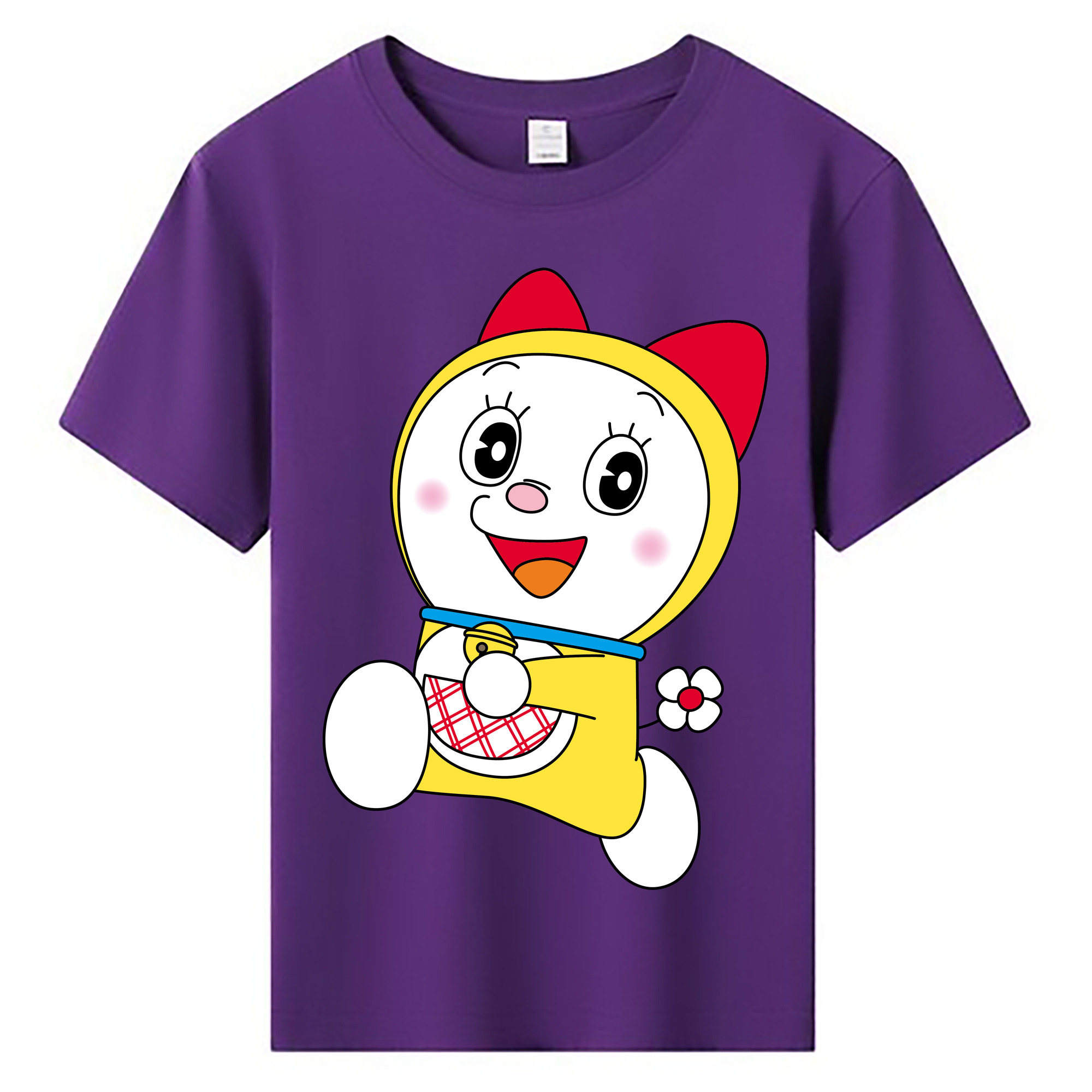 （画像用） ドラえもん ドラミ Doraemon Dorami 綿100％キッズTシャツ（フロントプリント）