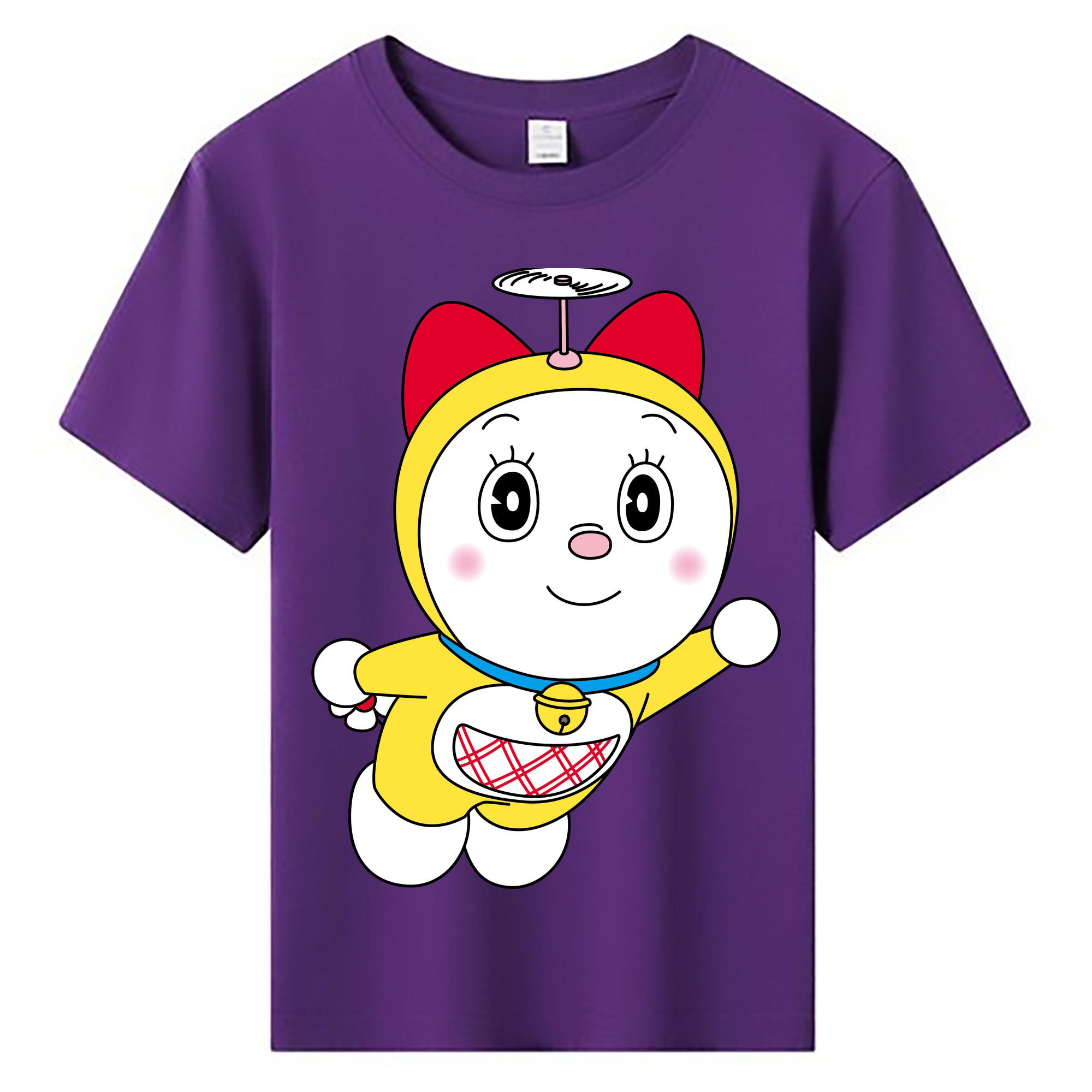 （画像用） ドラえもん ドラミ Doraemon Dorami 綿100％キッズTシャツ（フロントプリント）