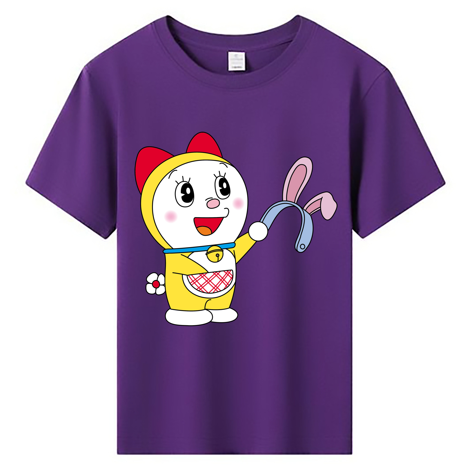 （画像用） ドラえもん ドラミ Doraemon Dorami 綿100％キッズTシャツ（フロントプリント）