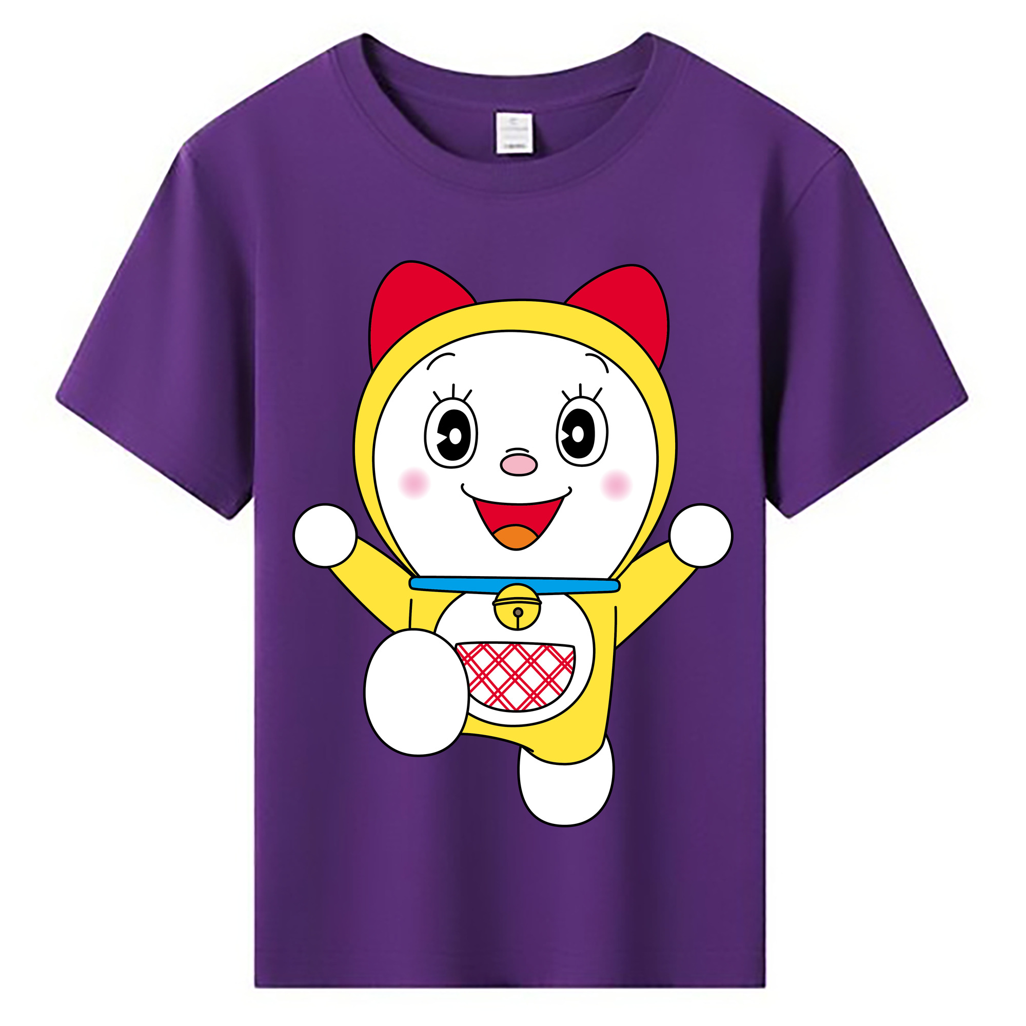 （画像用） ドラえもん ドラミ Doraemon Dorami 綿100％キッズTシャツ（フロントプリント）