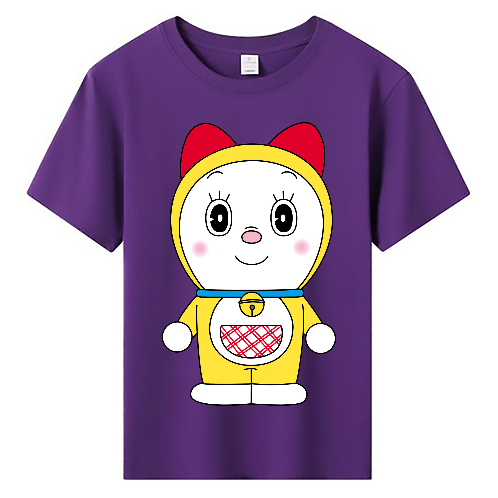 （画像用） ドラえもん ドラミ Doraemon Dorami 綿100％キッズTシャツ（フロントプリント）