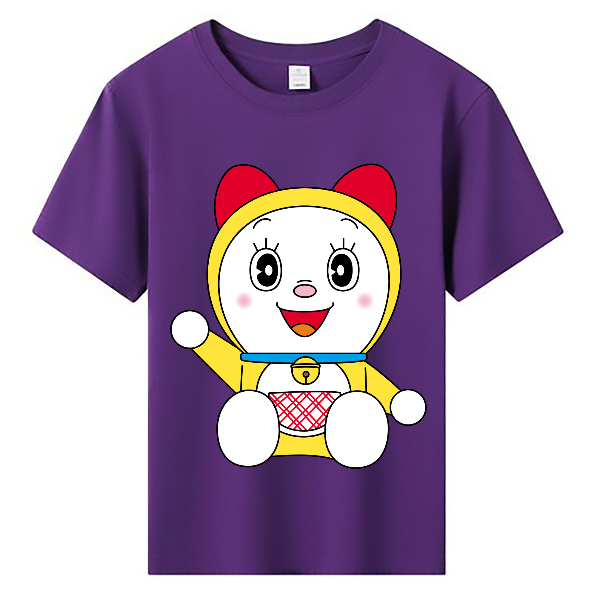 （画像用） ドラえもん ドラミ Doraemon Dorami 綿100％キッズTシャツ（フロントプリント）