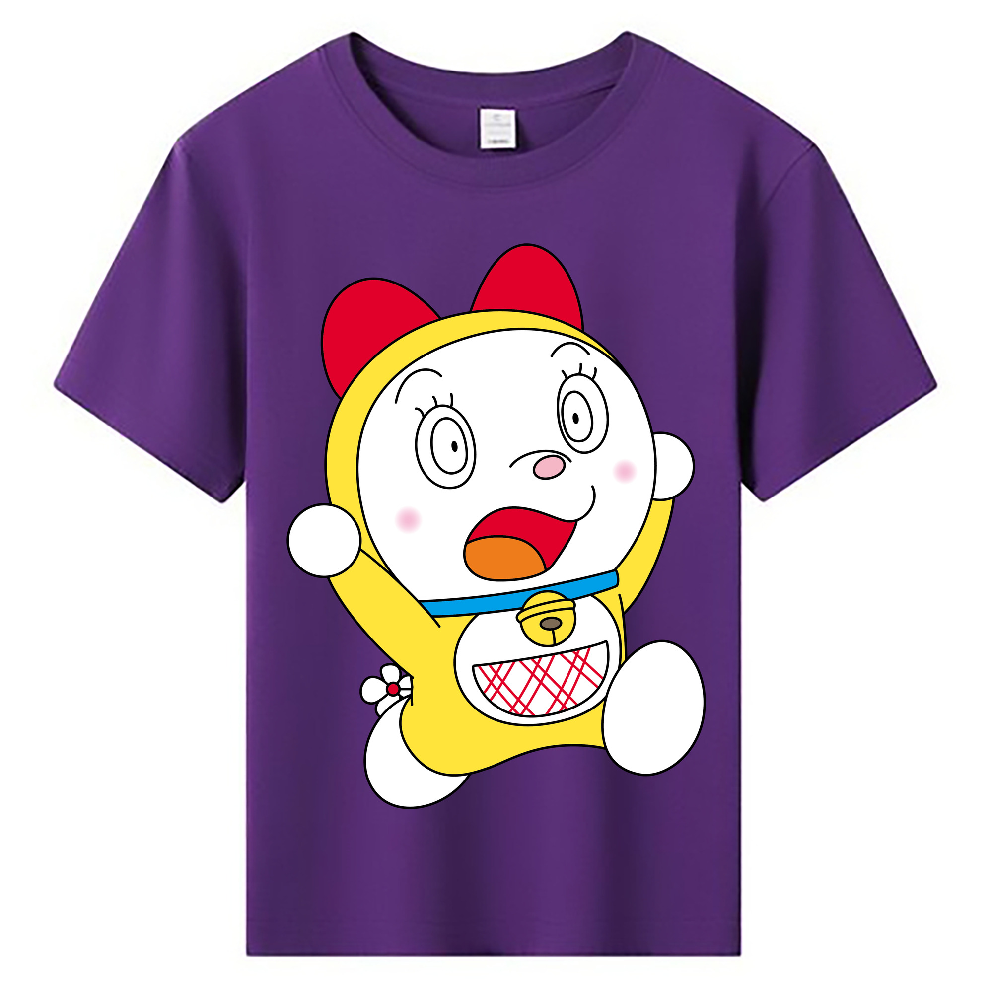 （画像用） ドラえもん ドラミ Doraemon Dorami 綿100％キッズTシャツ（フロントプリント）