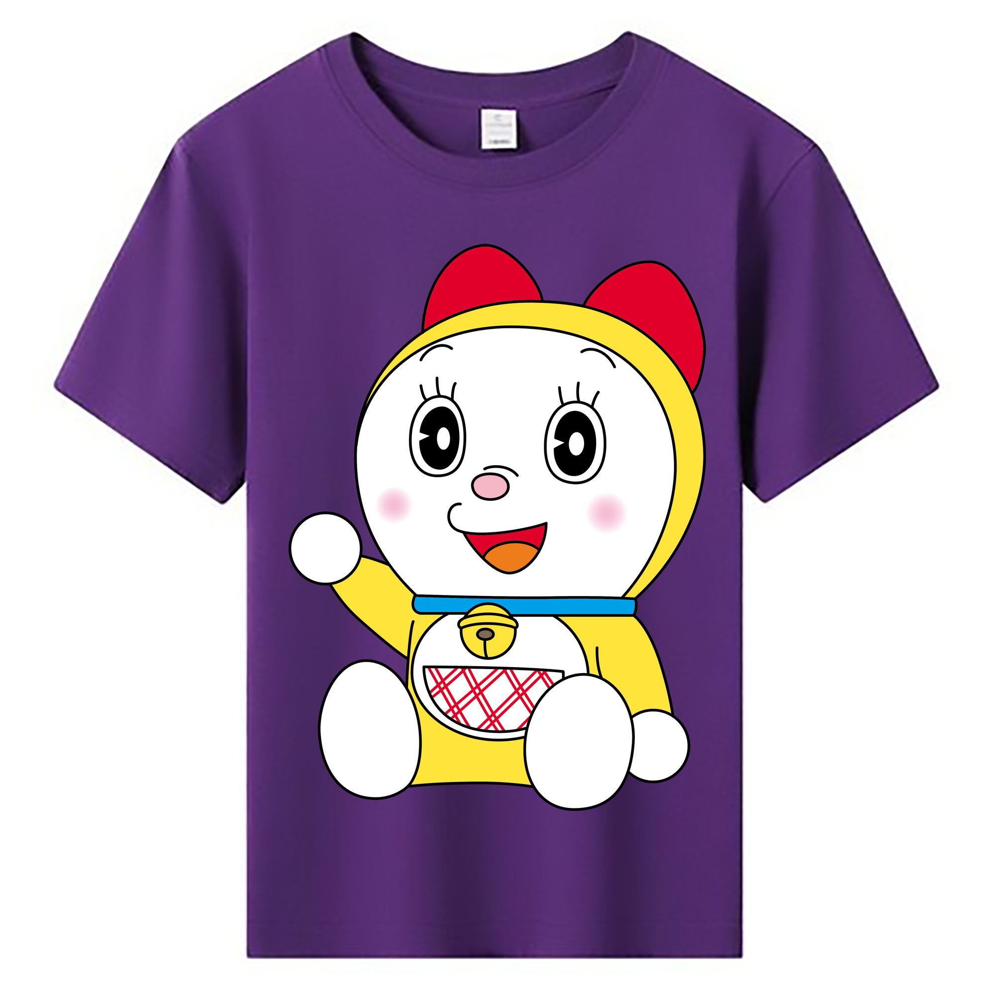 （画像用） ドラえもん ドラミ Doraemon Dorami 綿100％キッズTシャツ（フロントプリント）