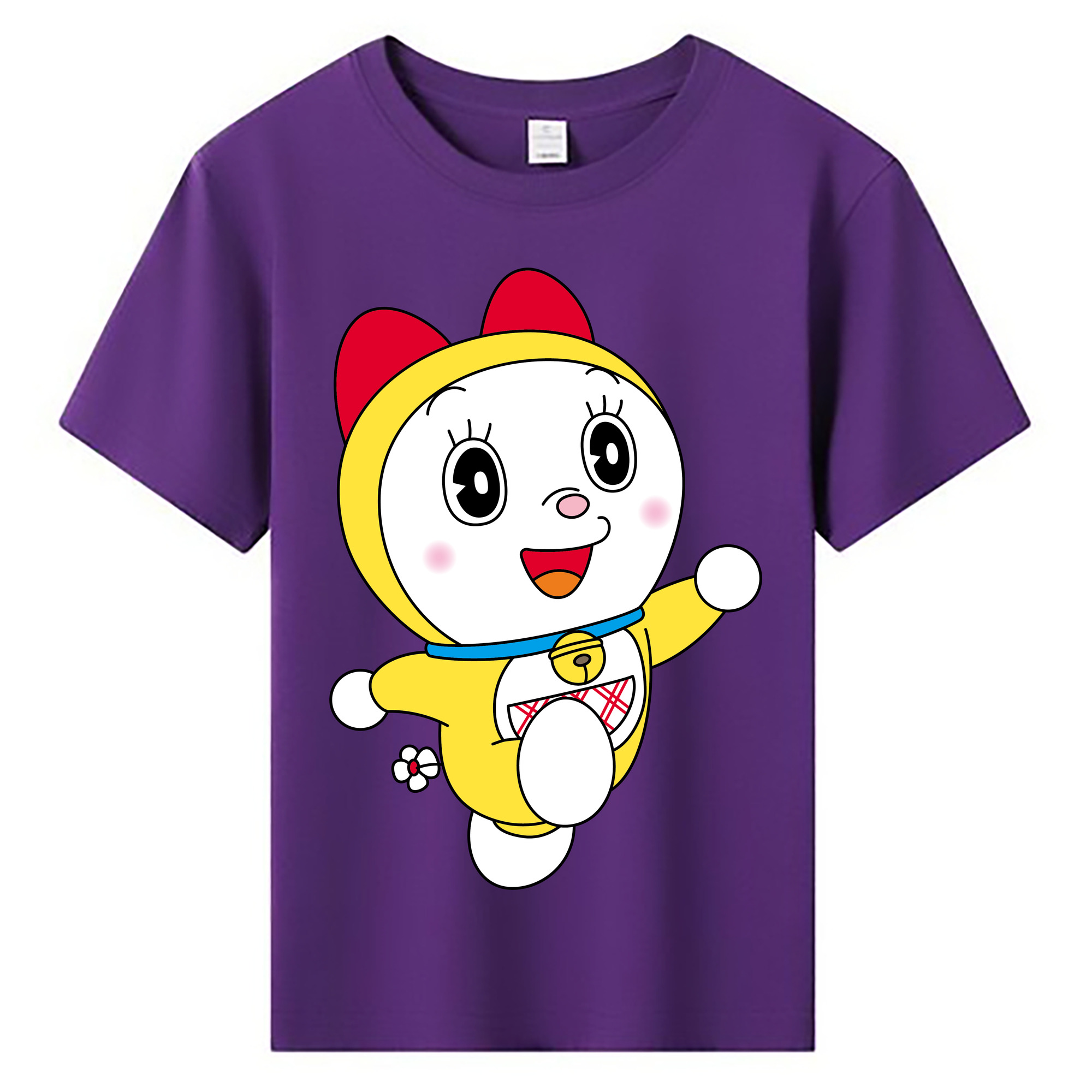 （画像用） ドラえもん ドラミ Doraemon Dorami 綿100％キッズTシャツ（フロントプリント）