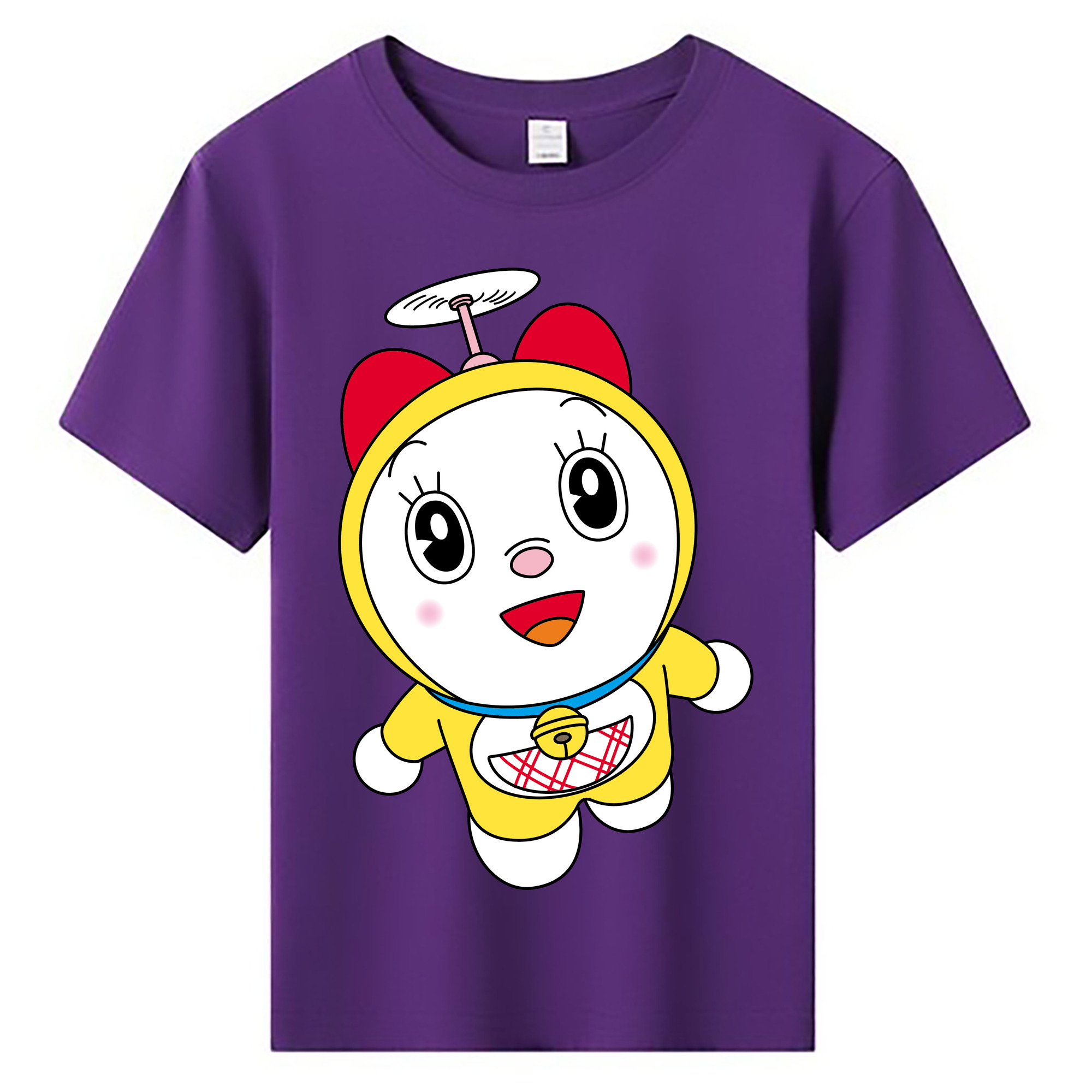 （画像用） ドラえもん ドラミ Doraemon Dorami 綿100％キッズTシャツ（フロントプリント）