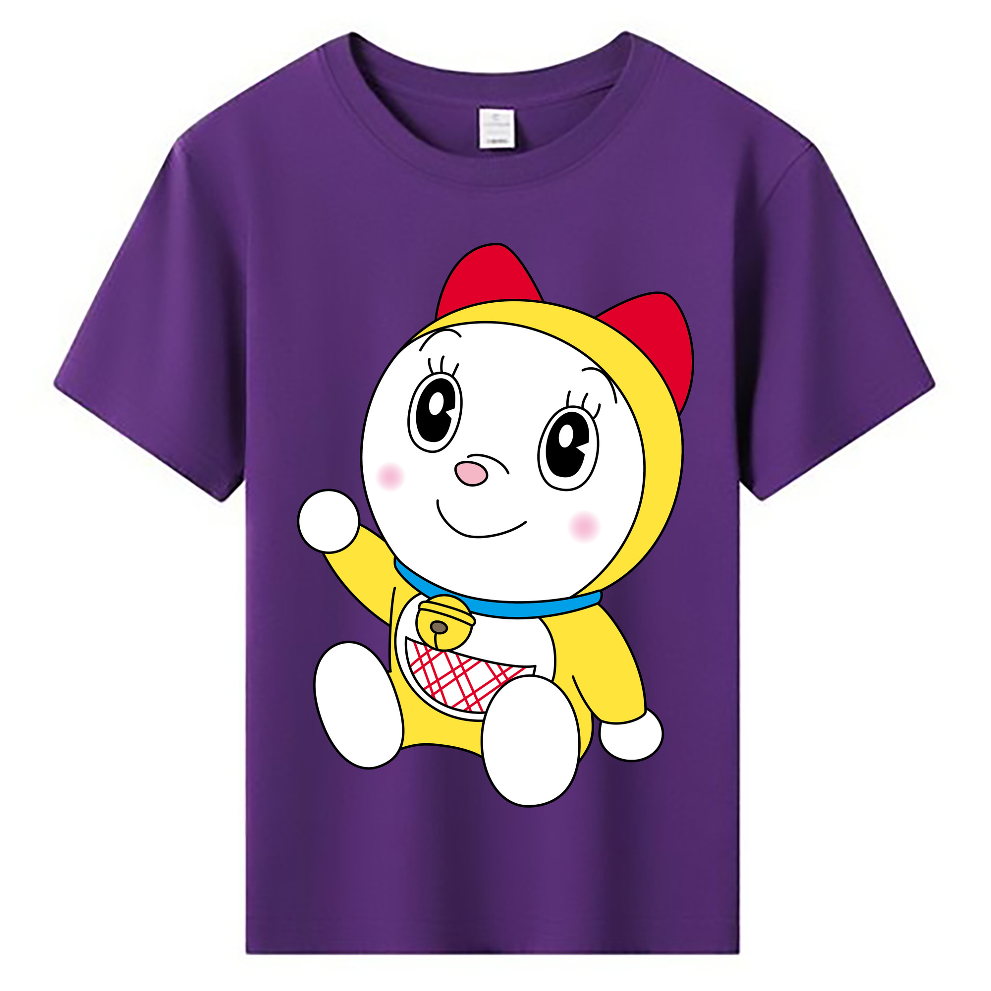 （画像用） ドラえもん ドラミ Doraemon Dorami 綿100％キッズTシャツ（フロントプリント）