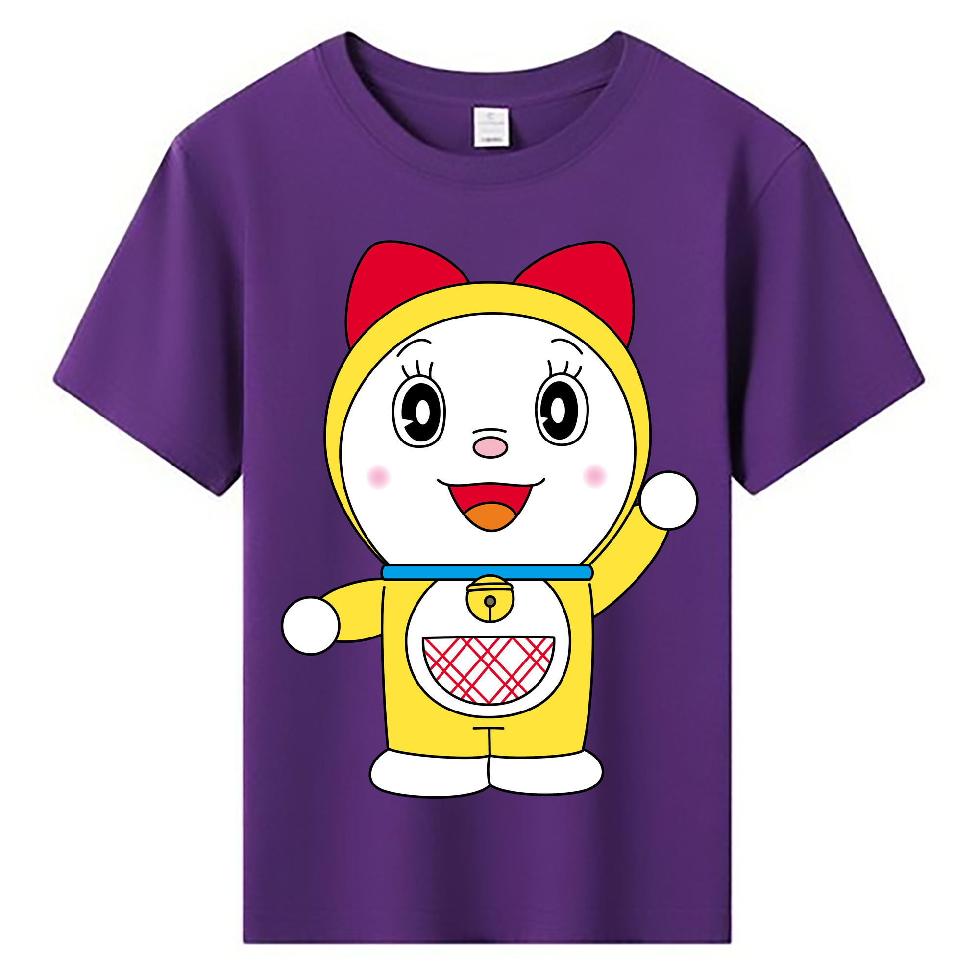 （画像用） ドラえもん ドラミ Doraemon Dorami 綿100％キッズTシャツ（フロントプリント）