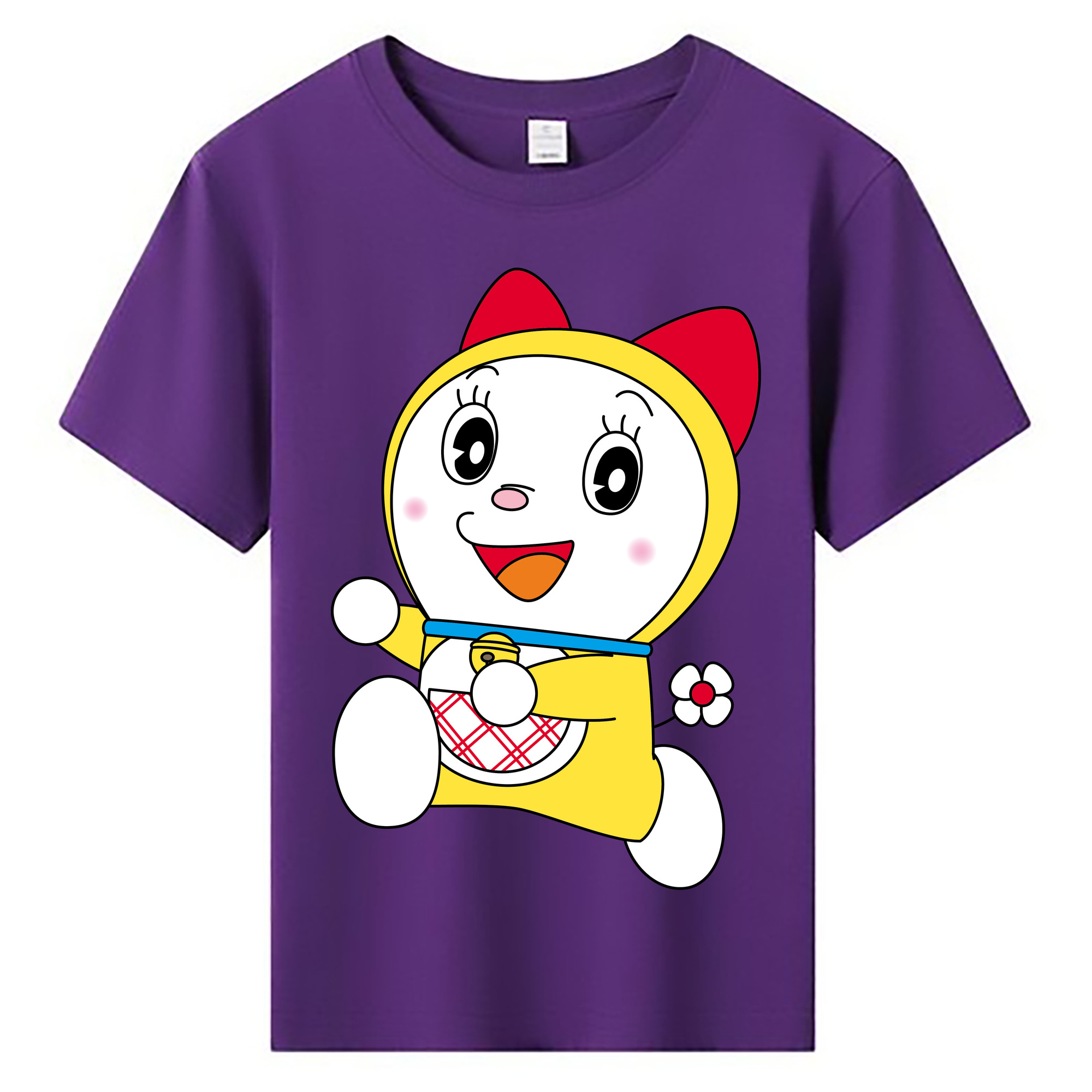 （画像用） ドラえもん ドラミ Doraemon Dorami 綿100％キッズTシャツ（フロントプリント）