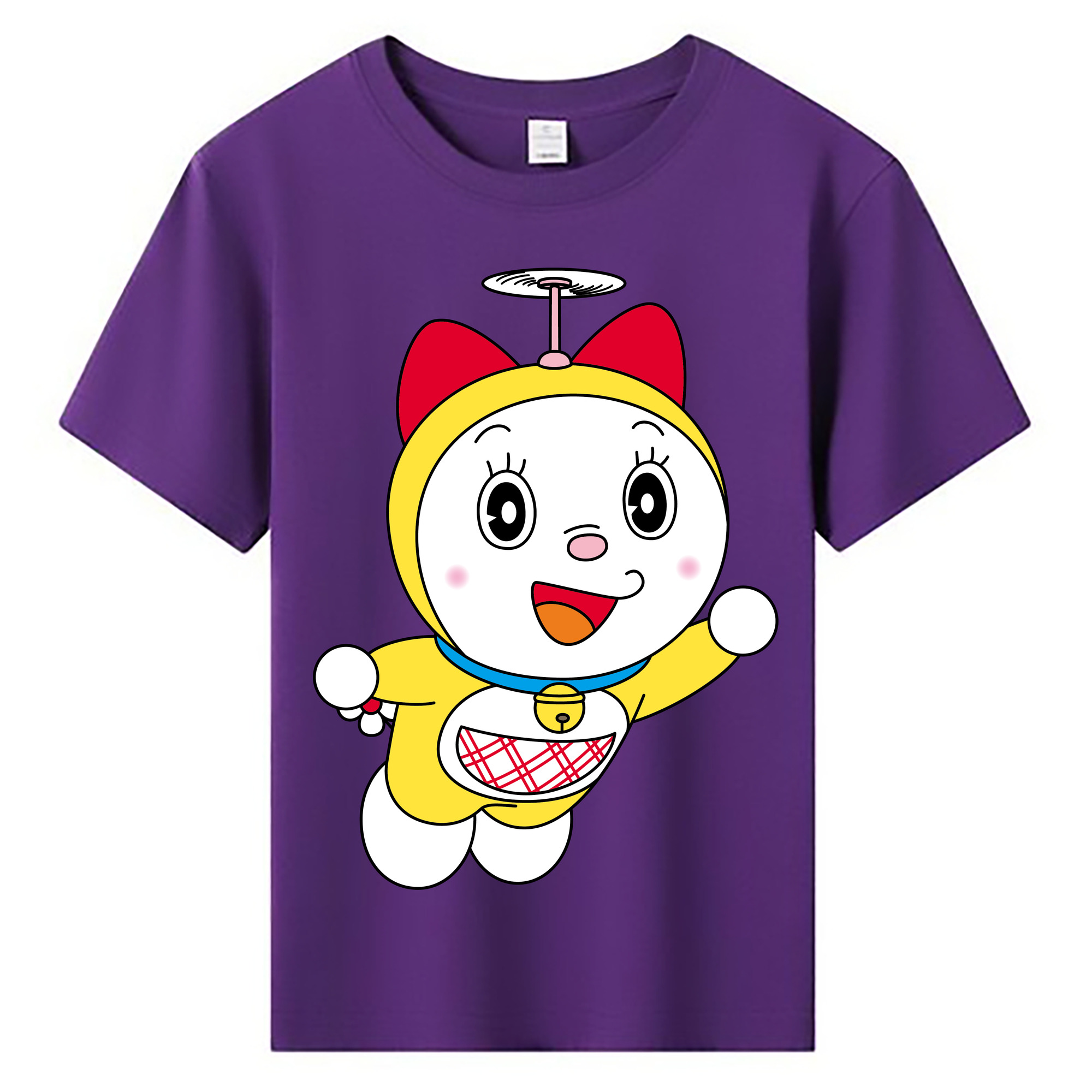 （画像用） ドラえもん ドラミ Doraemon Dorami 綿100％キッズTシャツ（フロントプリント）