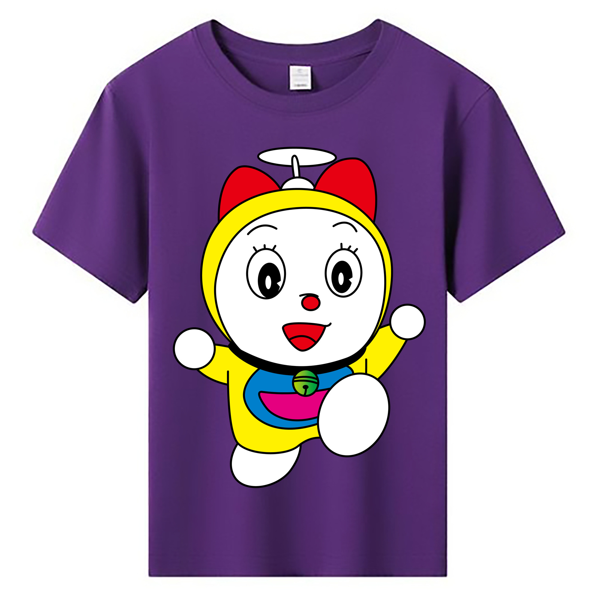 （画像用） ドラえもん ドラミ Doraemon Dorami 綿100％キッズTシャツ（フロントプリント）