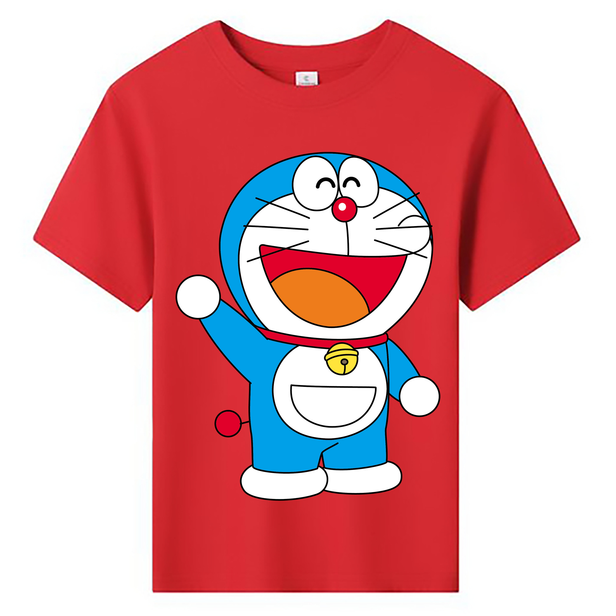 （画像用） ドラえもん Doraemon 綿100％キッズTシャツ（フロントプリント）