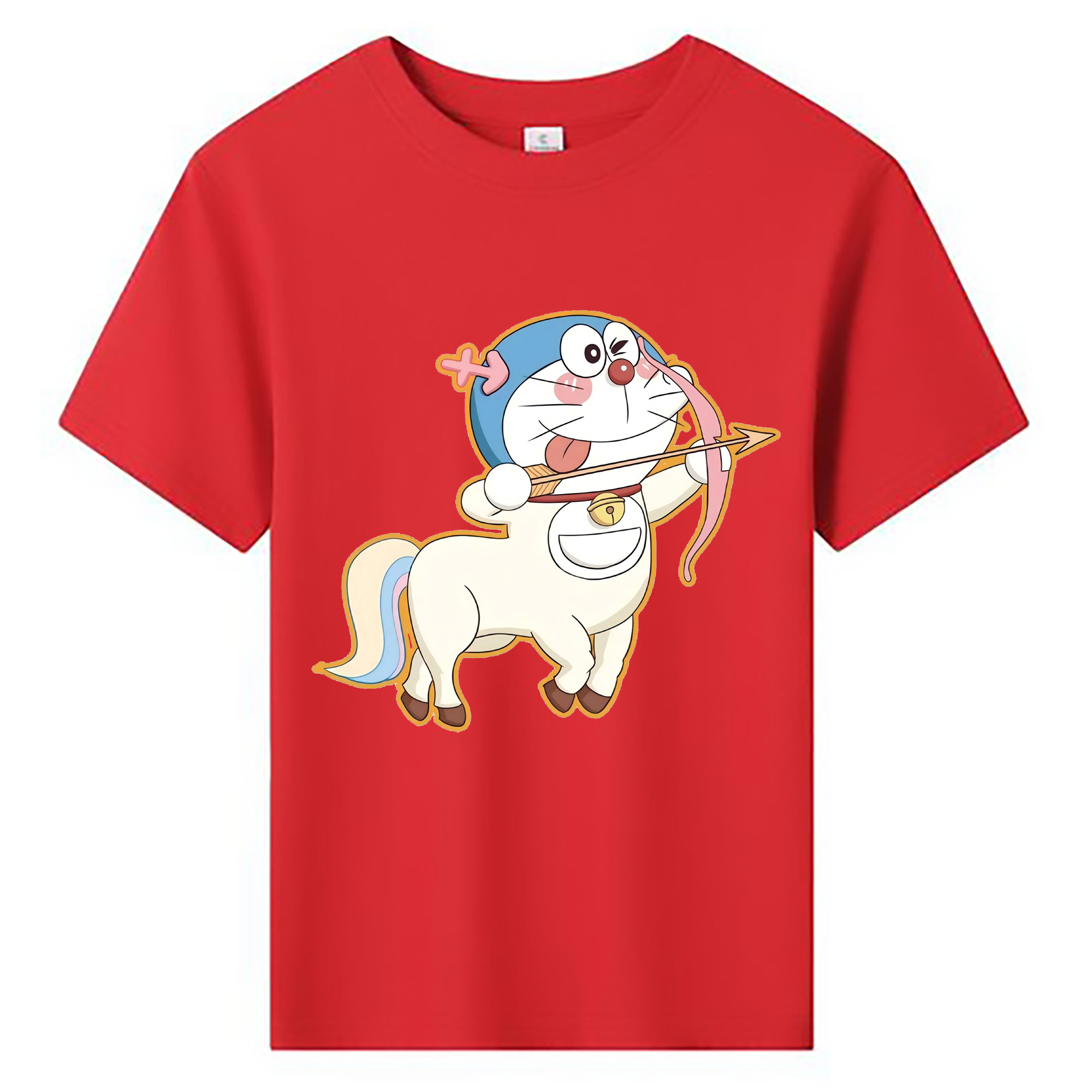 （画像用） ドラえもん Doraemon 綿100％キッズTシャツ（フロントプリント）