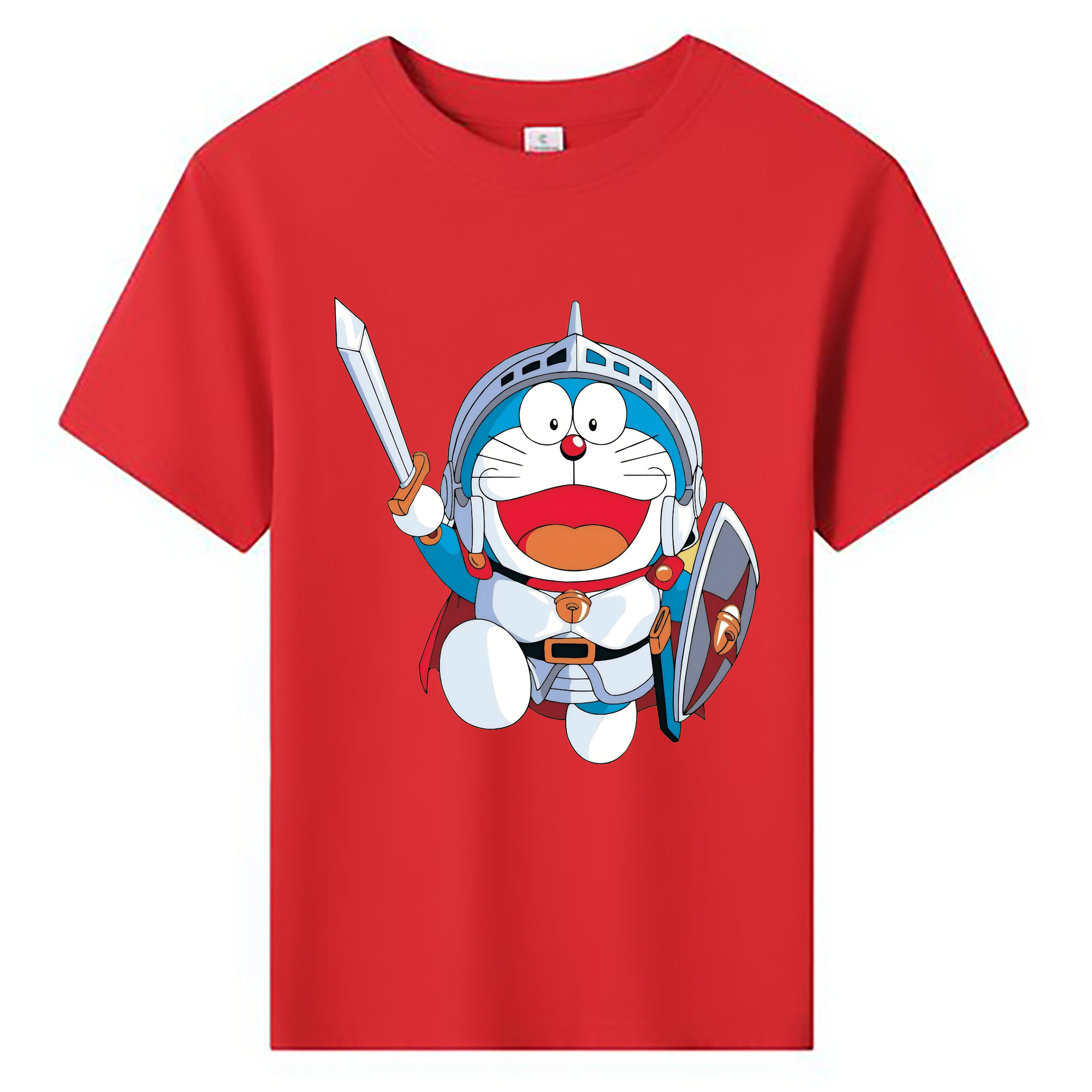 （画像用） ドラえもん Doraemon 綿100％キッズTシャツ（フロントプリント）