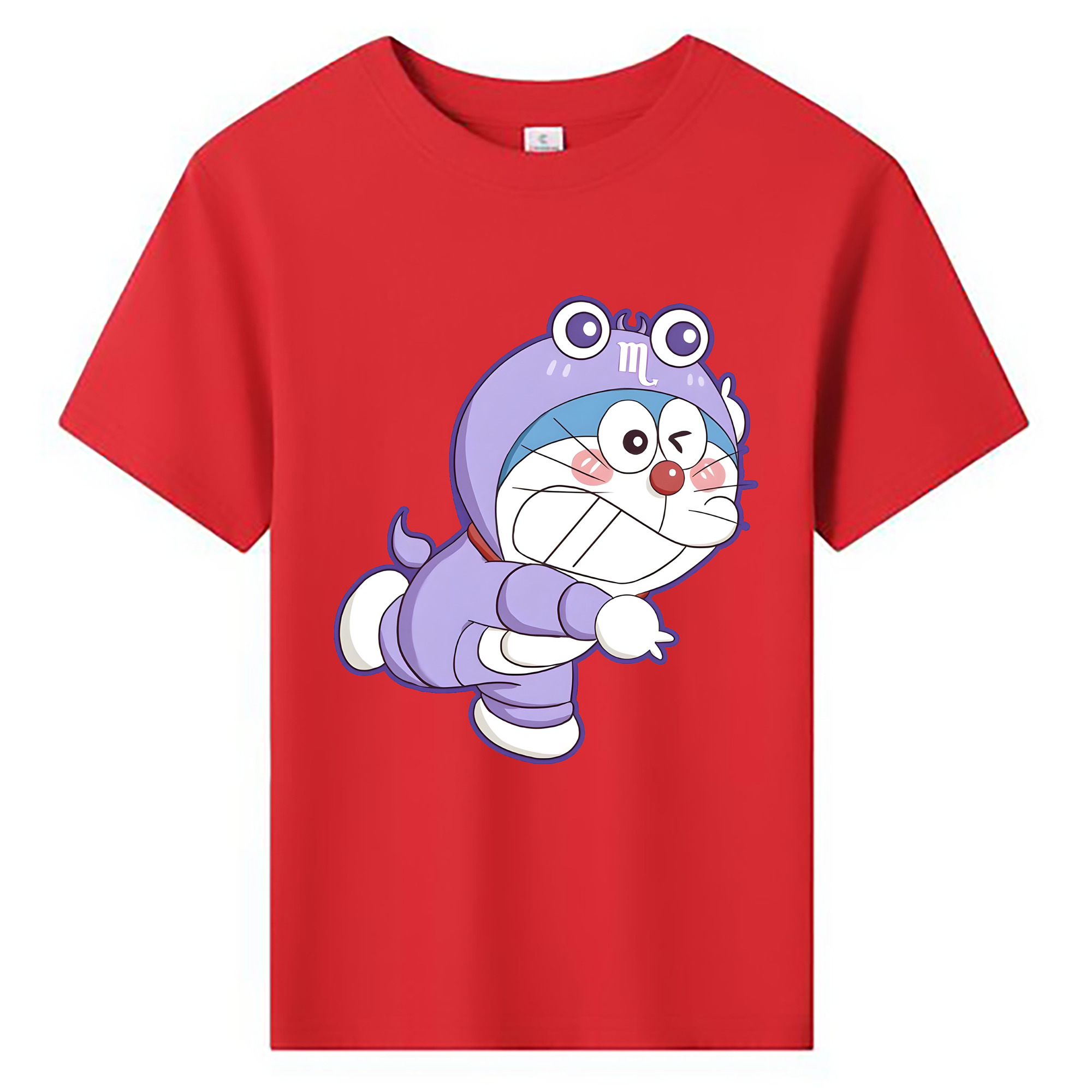 （画像用） ドラえもん Doraemon 綿100％キッズTシャツ（フロントプリント）