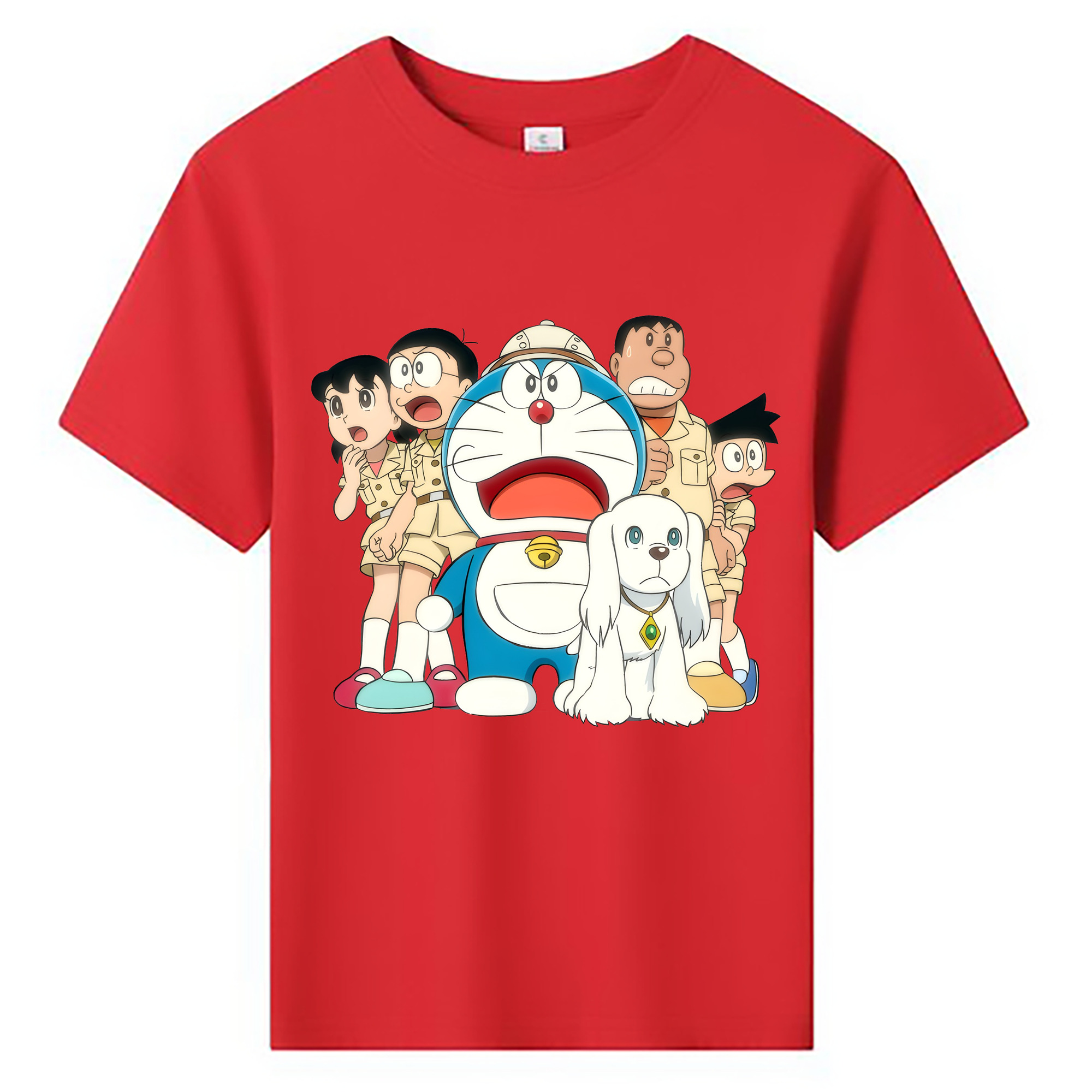 （画像用） ドラえもん Doraemon 綿100％キッズTシャツ（フロントプリント）