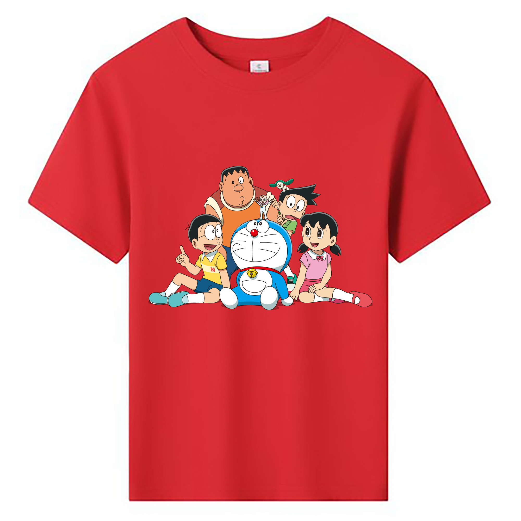 （画像用） ドラえもん Doraemon 綿100％キッズTシャツ（フロントプリント）