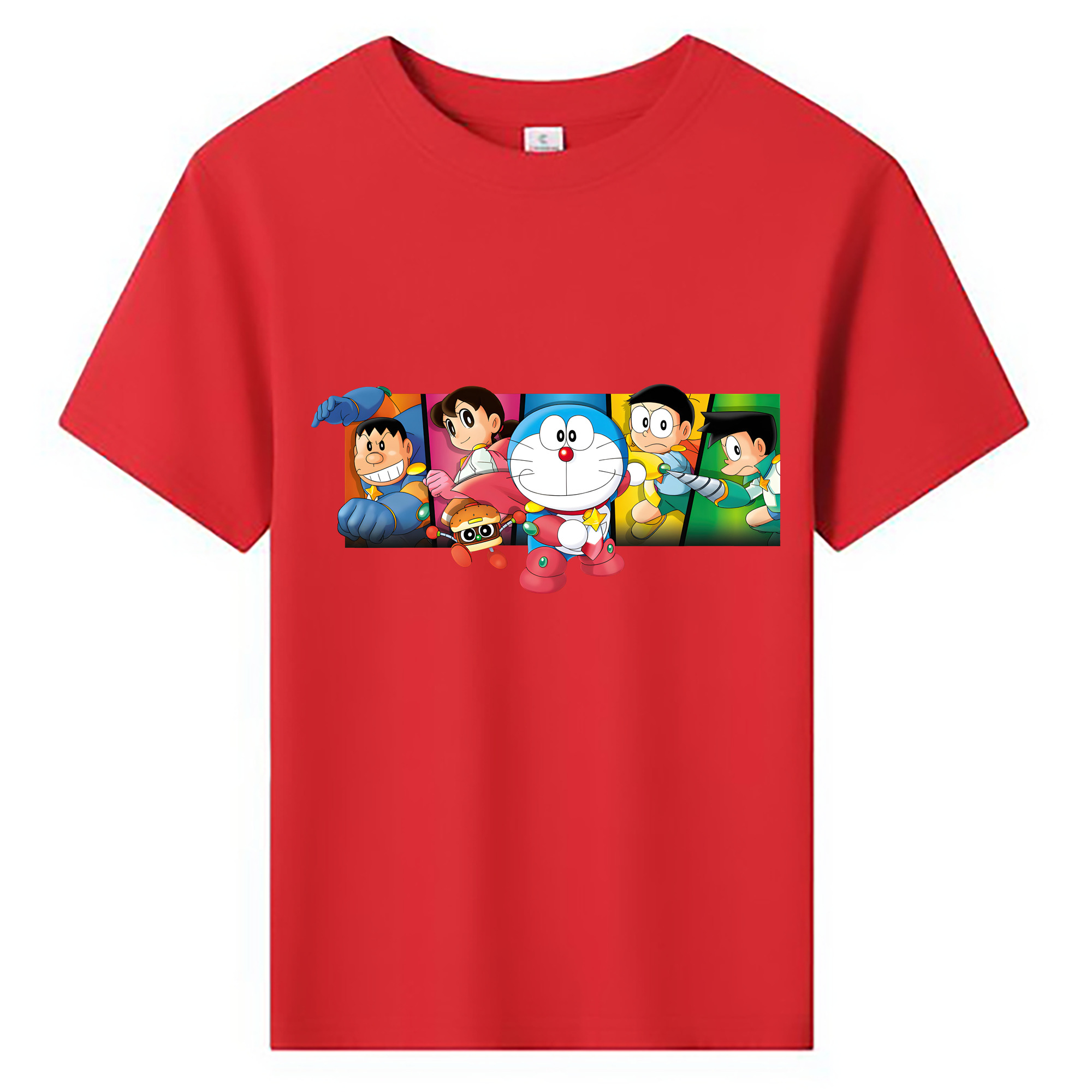 （画像用） ドラえもん Doraemon 綿100％キッズTシャツ（フロントプリント）