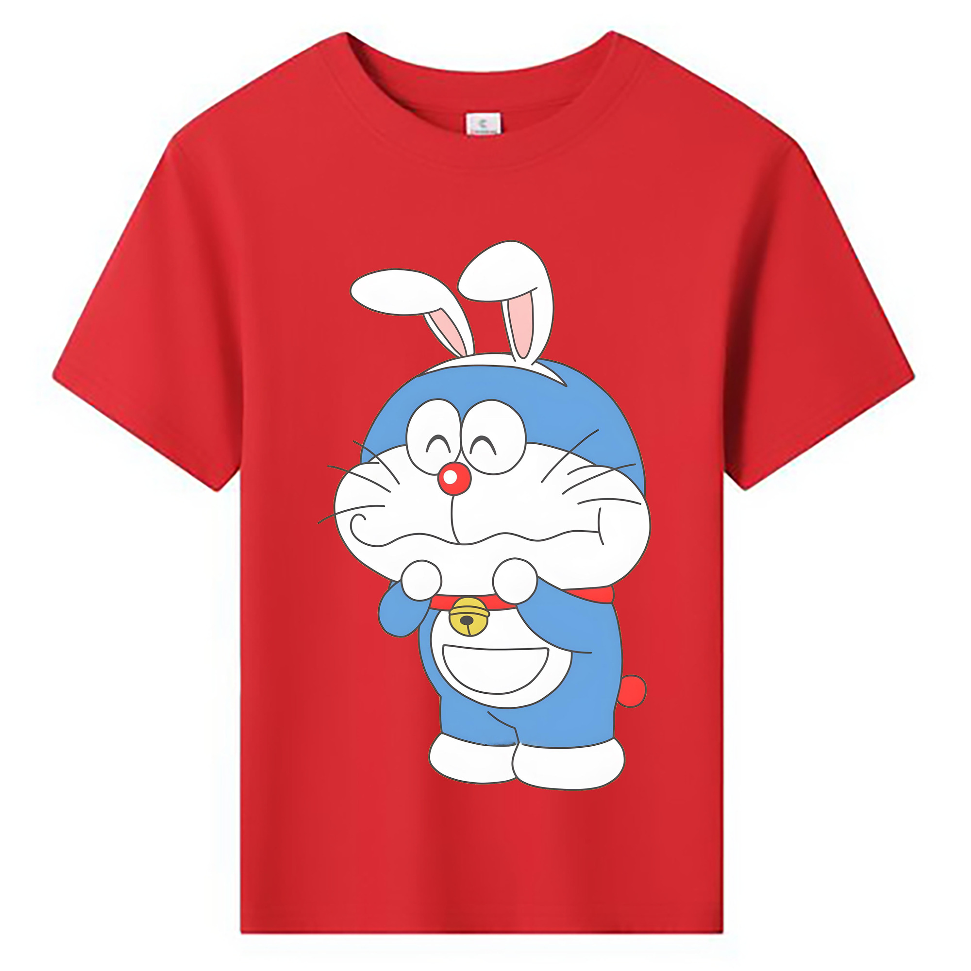 （画像用） ドラえもん Doraemon 綿100％キッズTシャツ（フロントプリント）