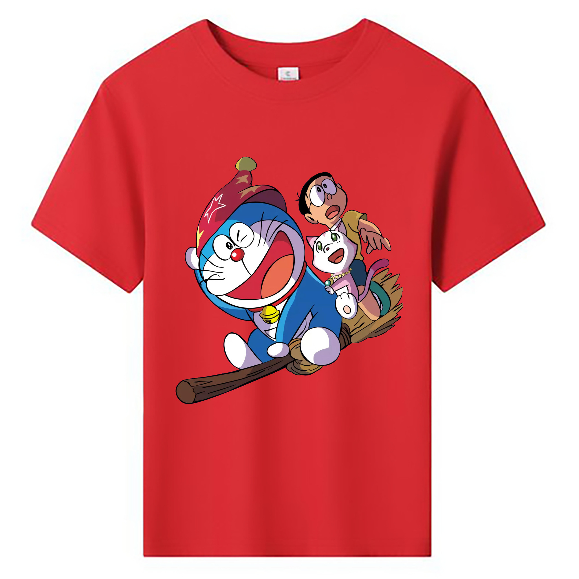 （画像用） ドラえもん Doraemon 綿100％キッズTシャツ（フロントプリント）