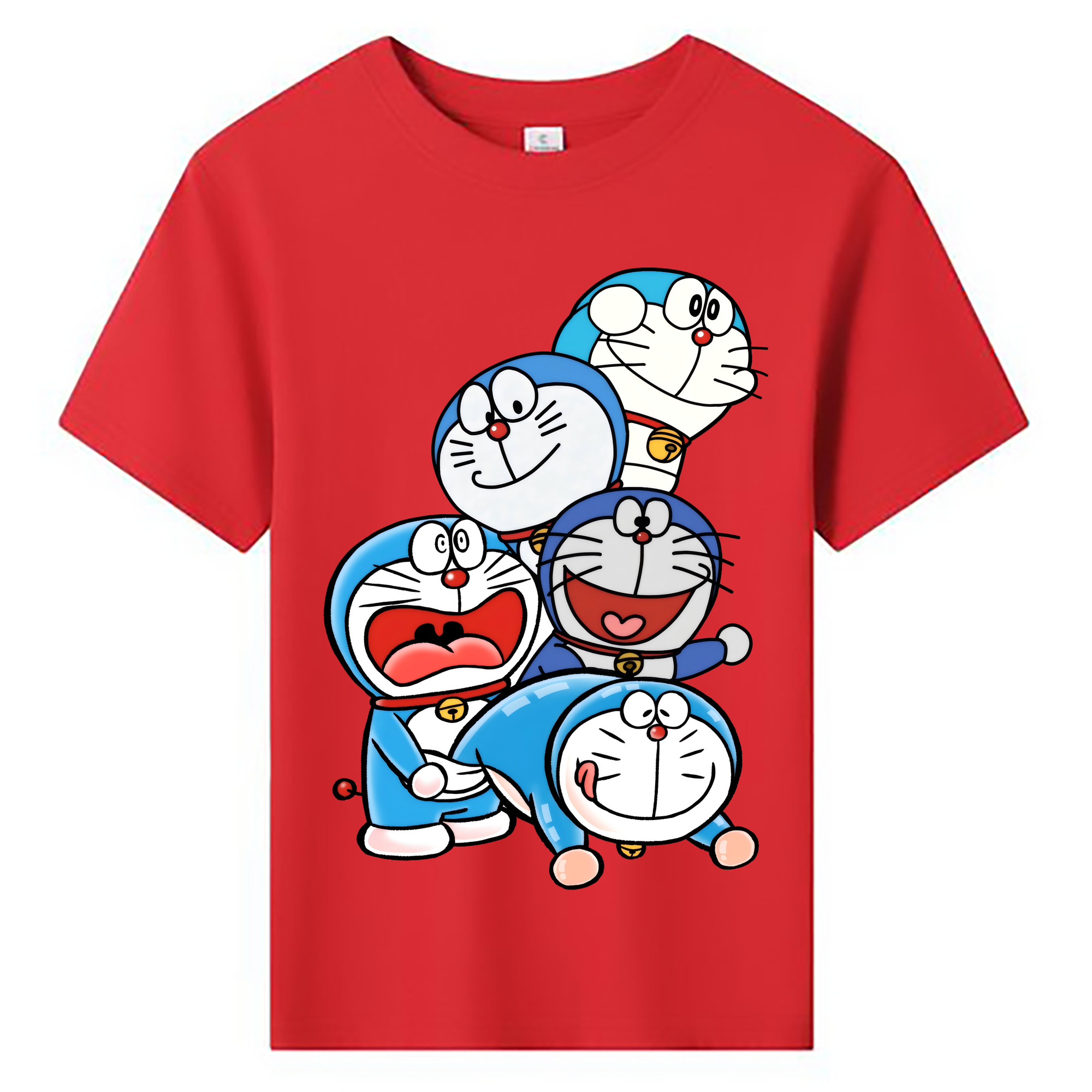 （画像用） ドラえもん Doraemon 綿100％キッズTシャツ（フロントプリント）