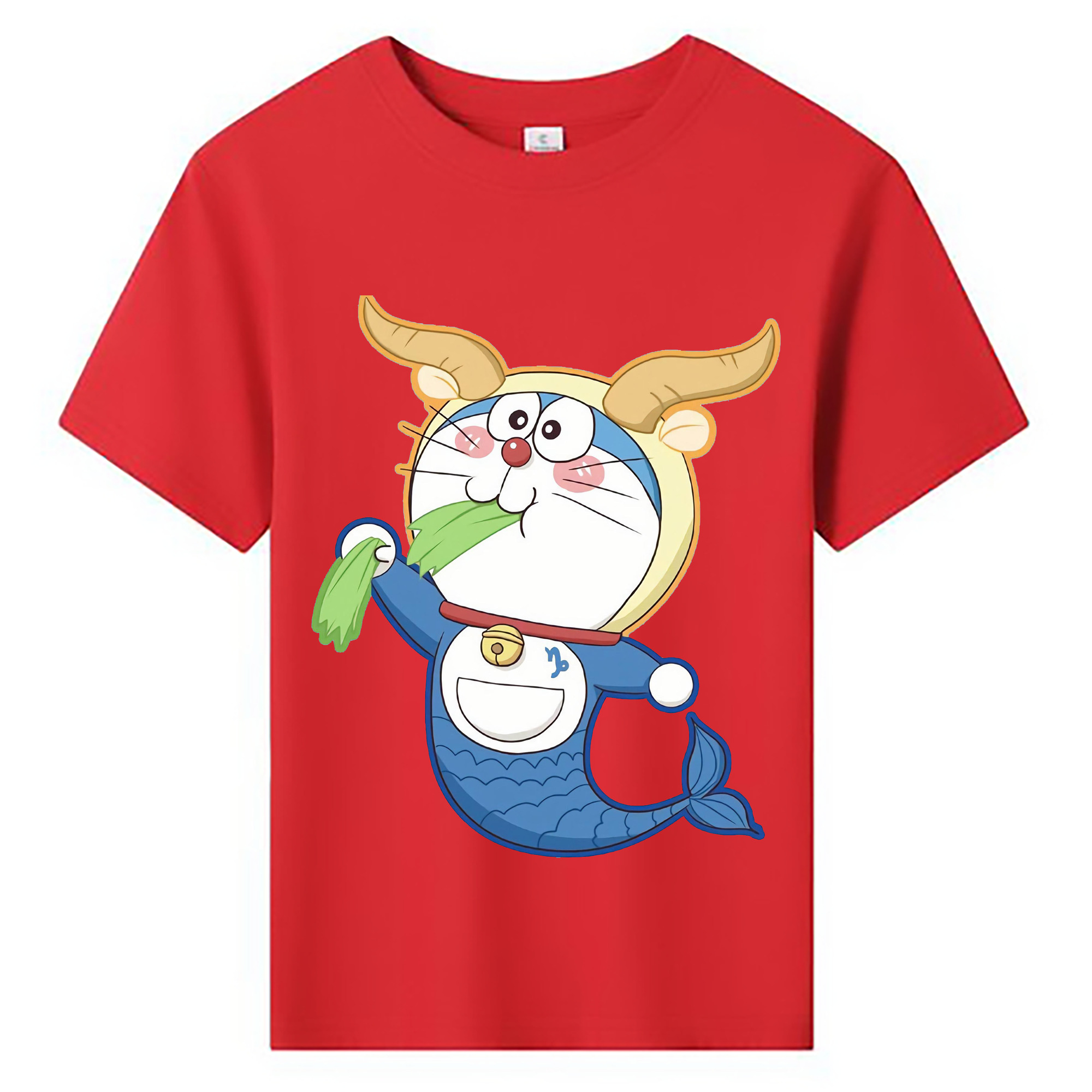 （画像用） ドラえもん Doraemon 綿100％キッズTシャツ（フロントプリント）