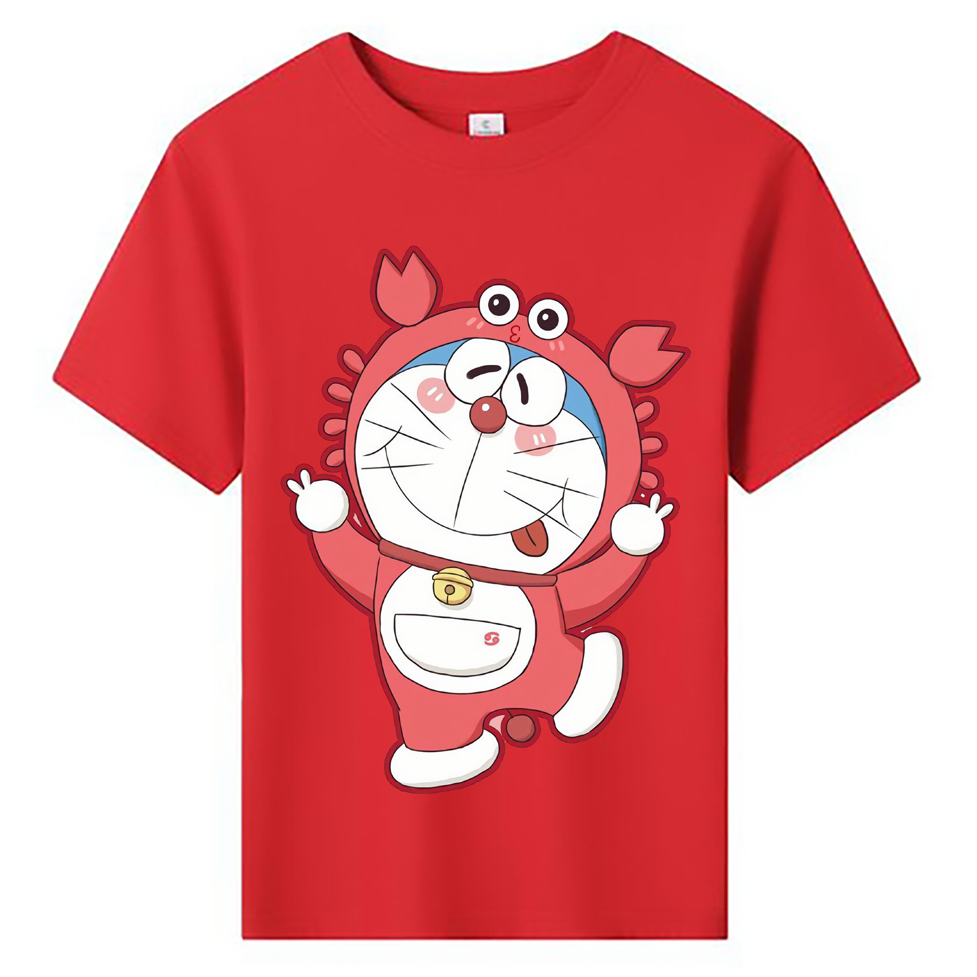 （画像用） ドラえもん Doraemon 綿100％キッズTシャツ（フロントプリント）