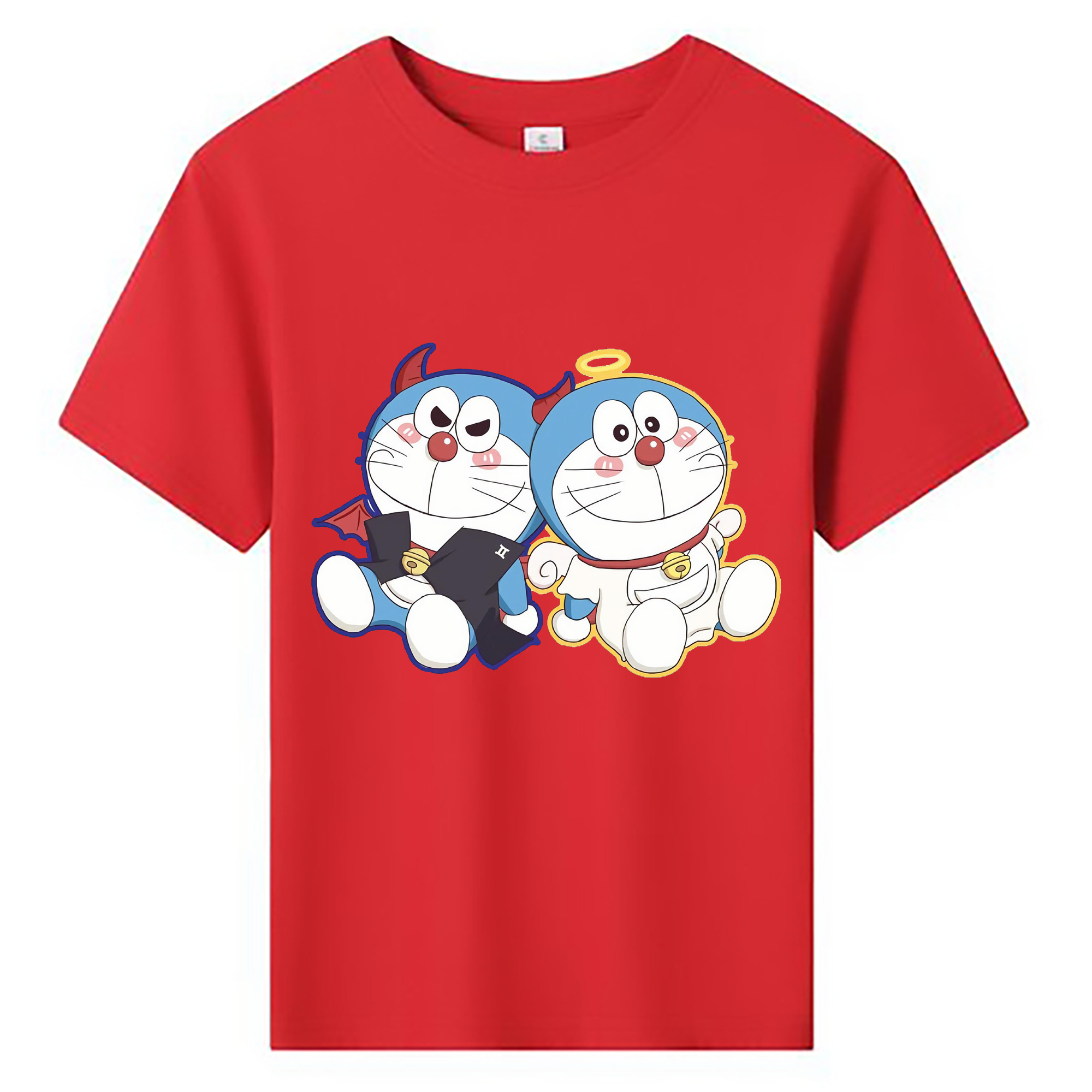 （画像用） ドラえもん Doraemon 綿100％キッズTシャツ（フロントプリント）