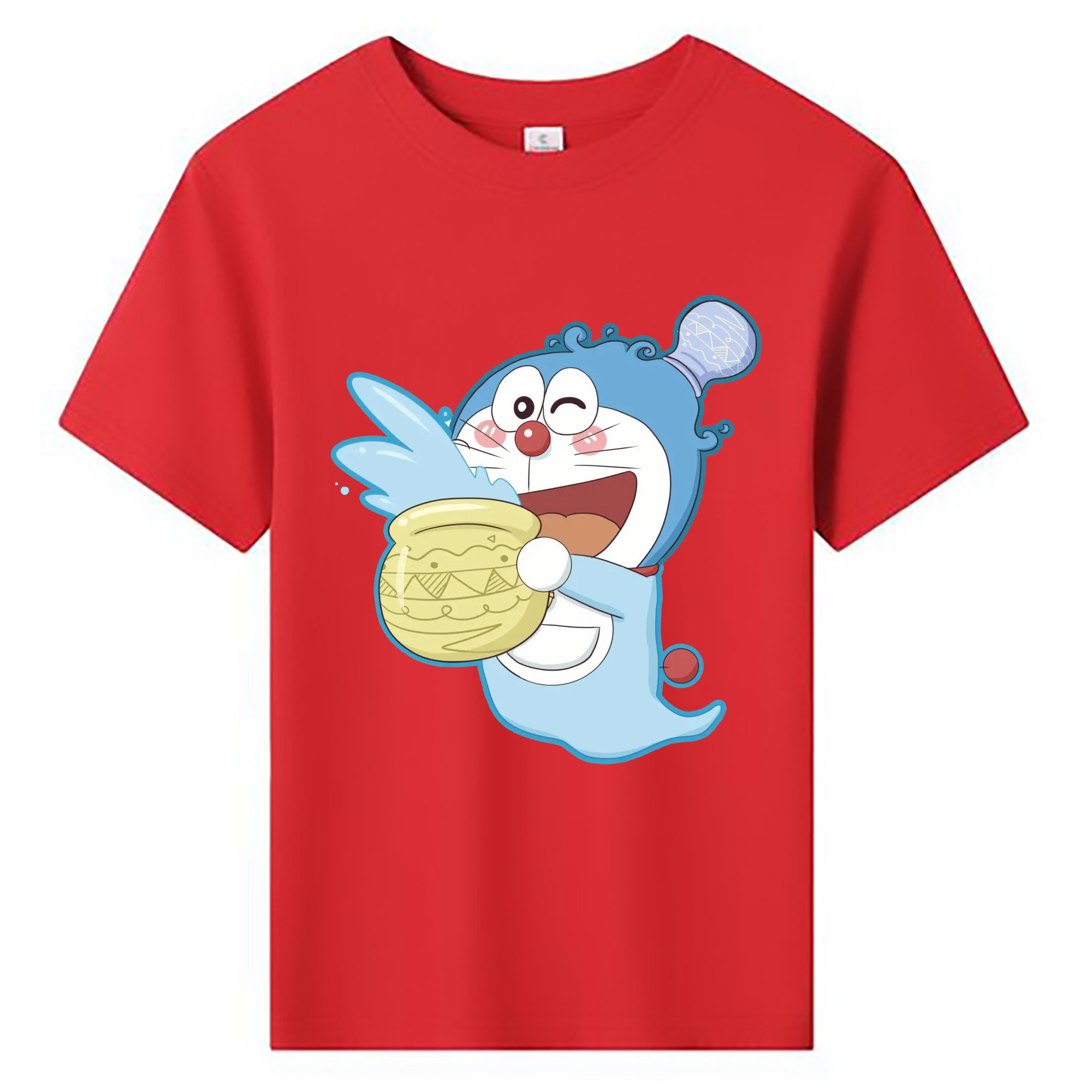 （画像用） ドラえもん Doraemon 綿100％キッズTシャツ（フロントプリント）