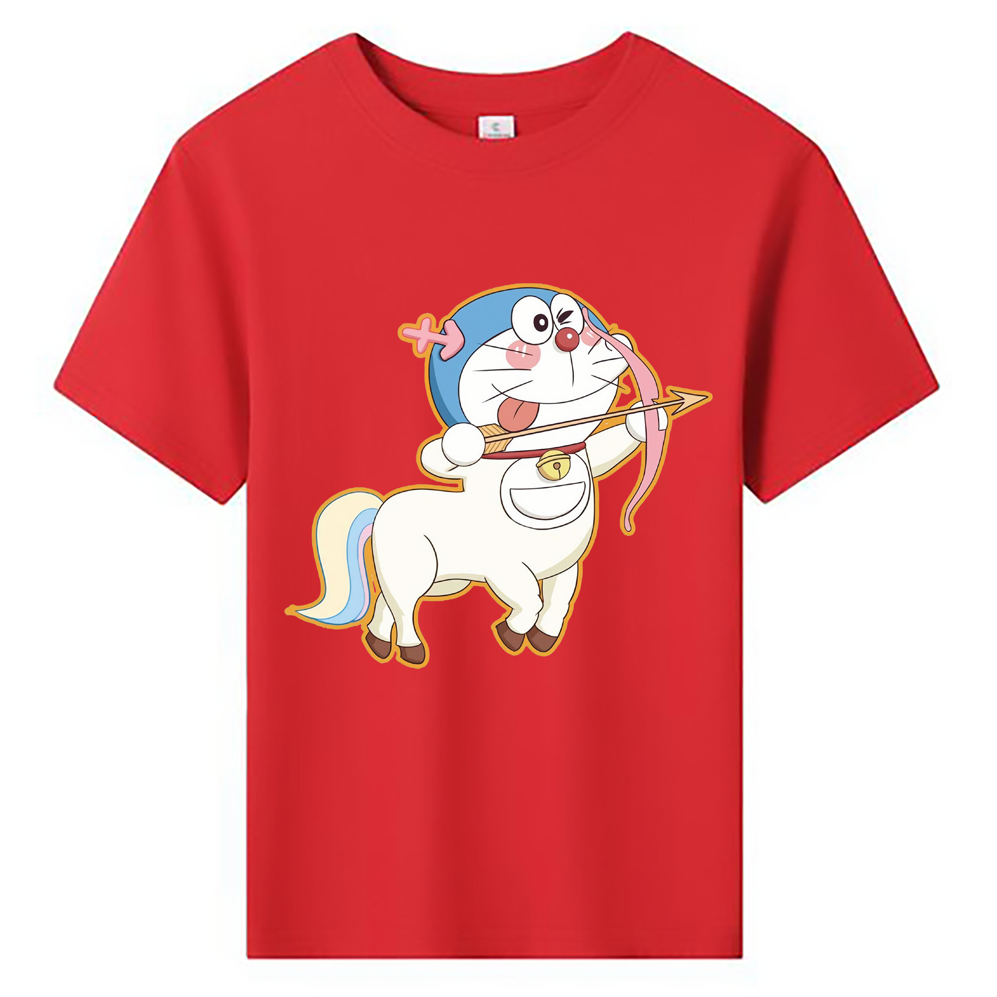 （画像用） ドラえもん Doraemon 綿100％キッズTシャツ（フロントプリント）