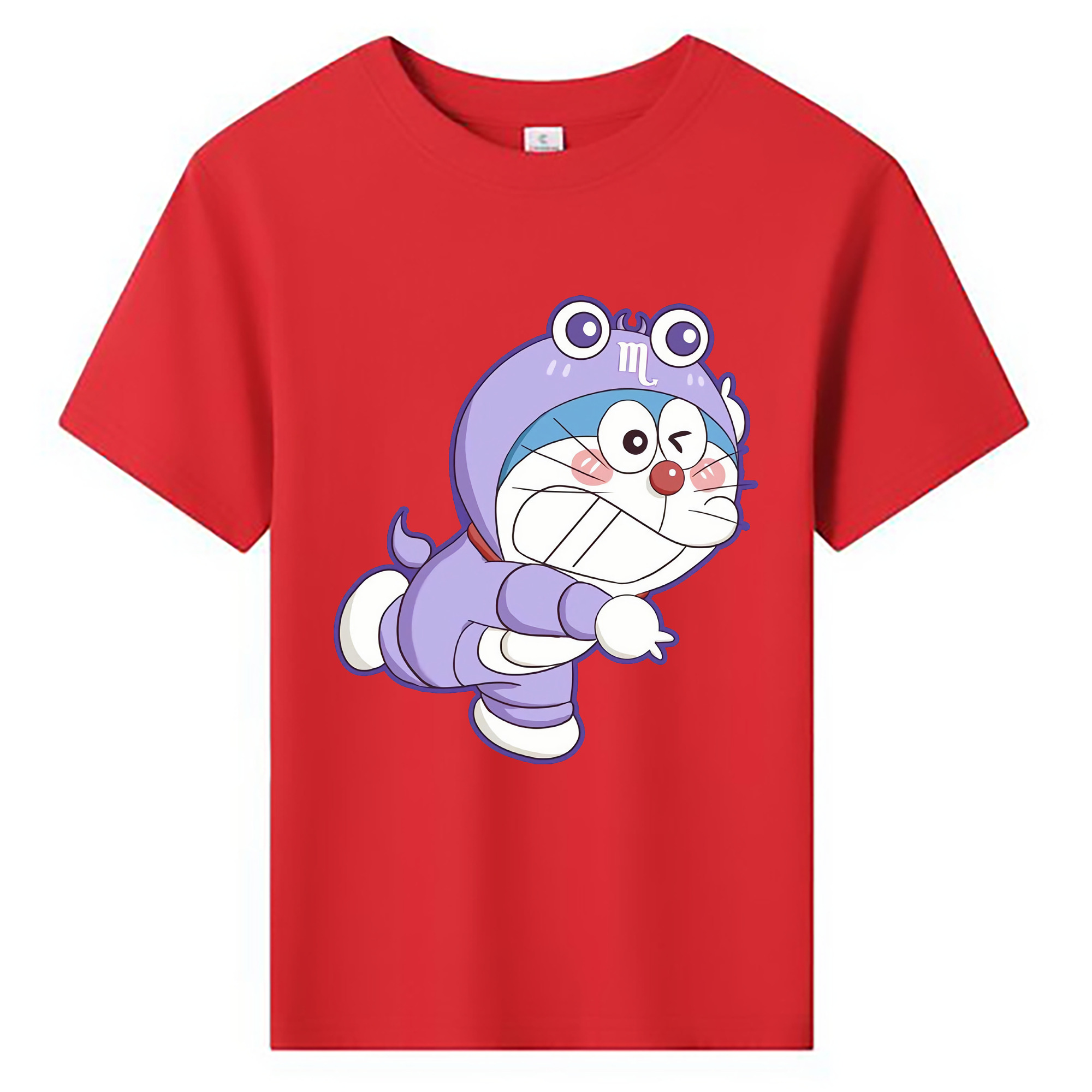 （画像用） ドラえもん Doraemon 綿100％キッズTシャツ（フロントプリント）