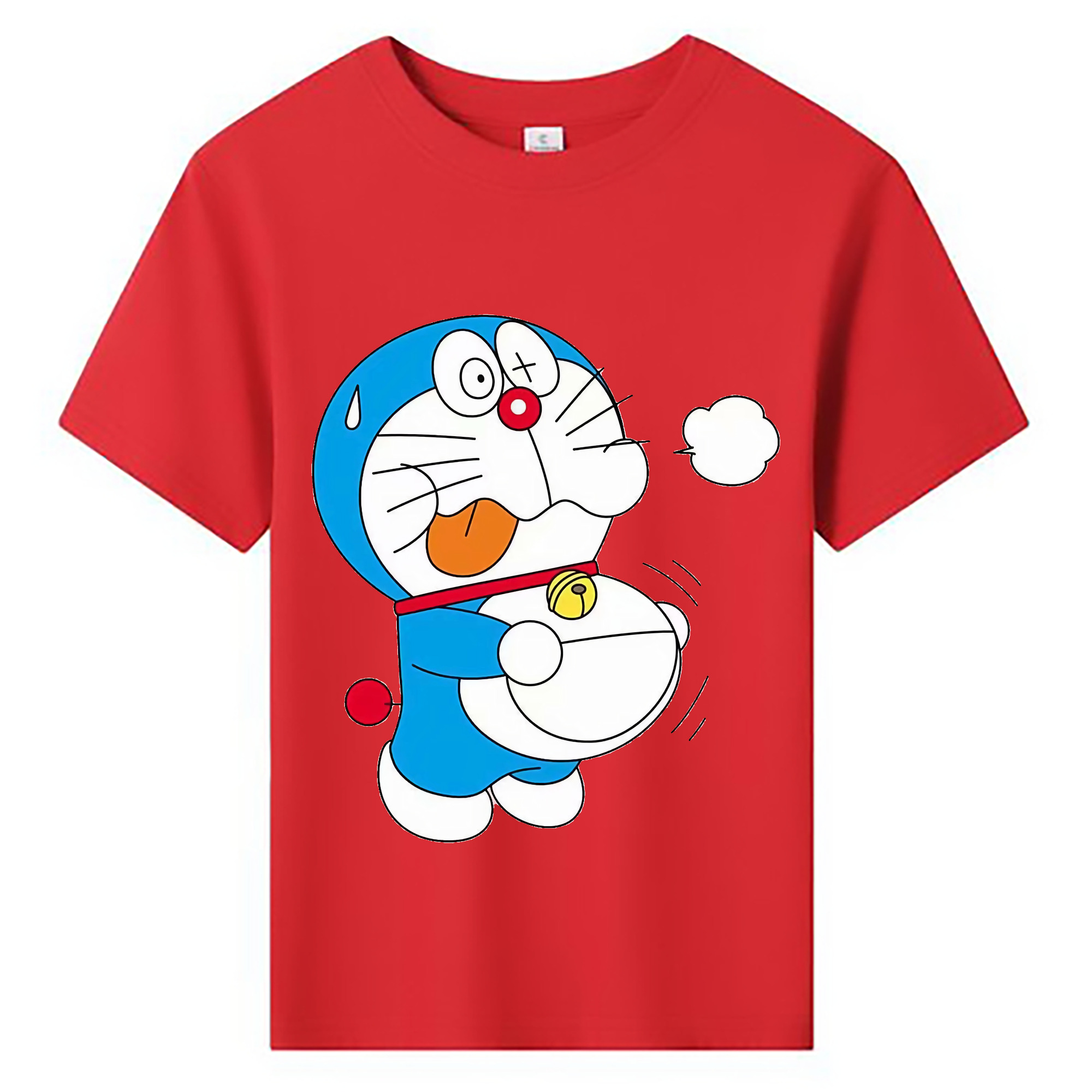 （画像用） ドラえもん Doraemon 綿100％キッズTシャツ（フロントプリント）
