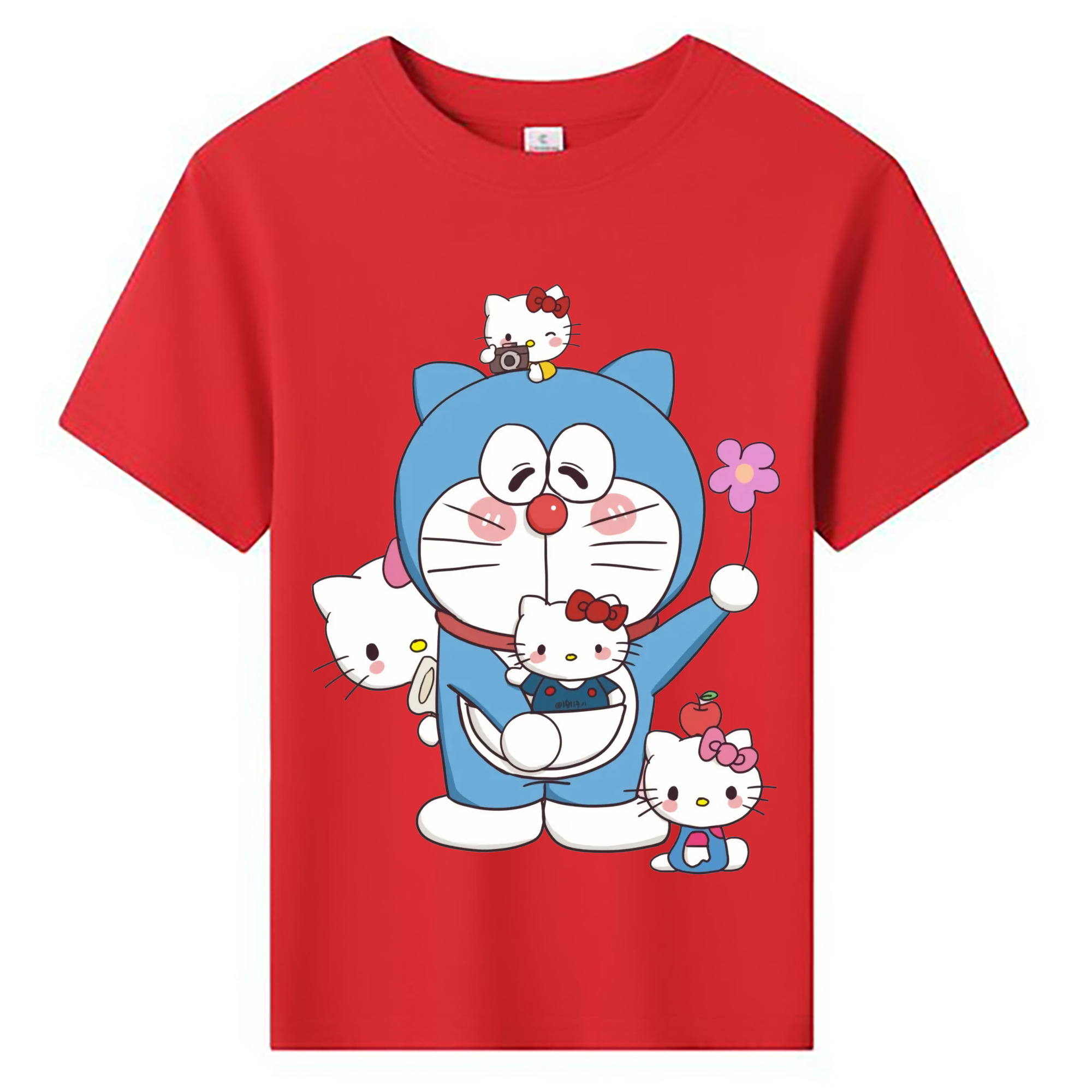 （画像用） ドラえもん Doraemon 綿100％キッズTシャツ（フロントプリント）