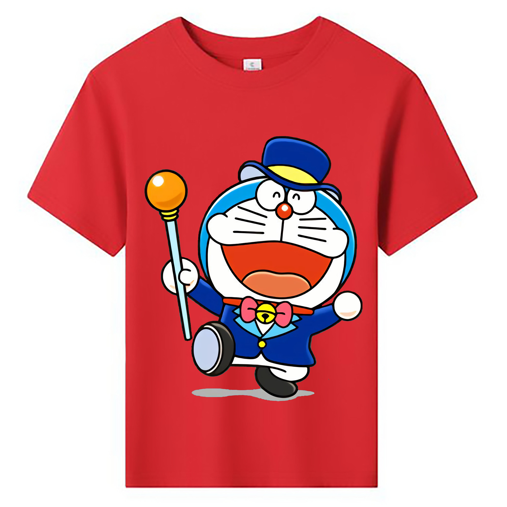 （画像用） ドラえもん Doraemon 綿100％キッズTシャツ（フロントプリント）