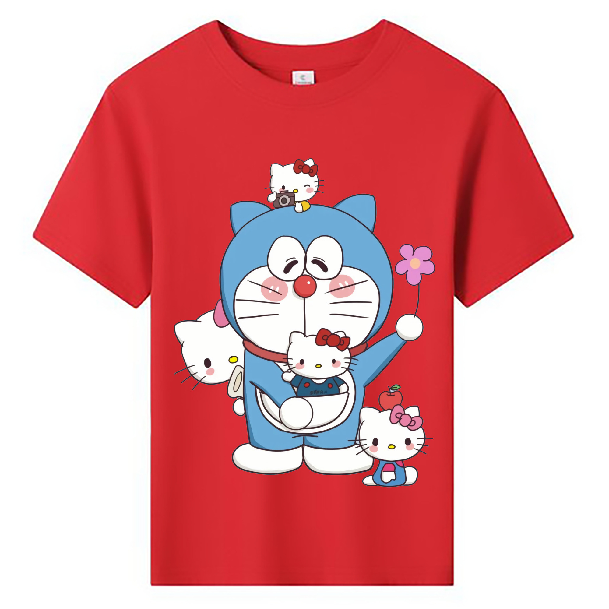 （画像用） ドラえもん Doraemon 綿100％キッズTシャツ（フロントプリント）