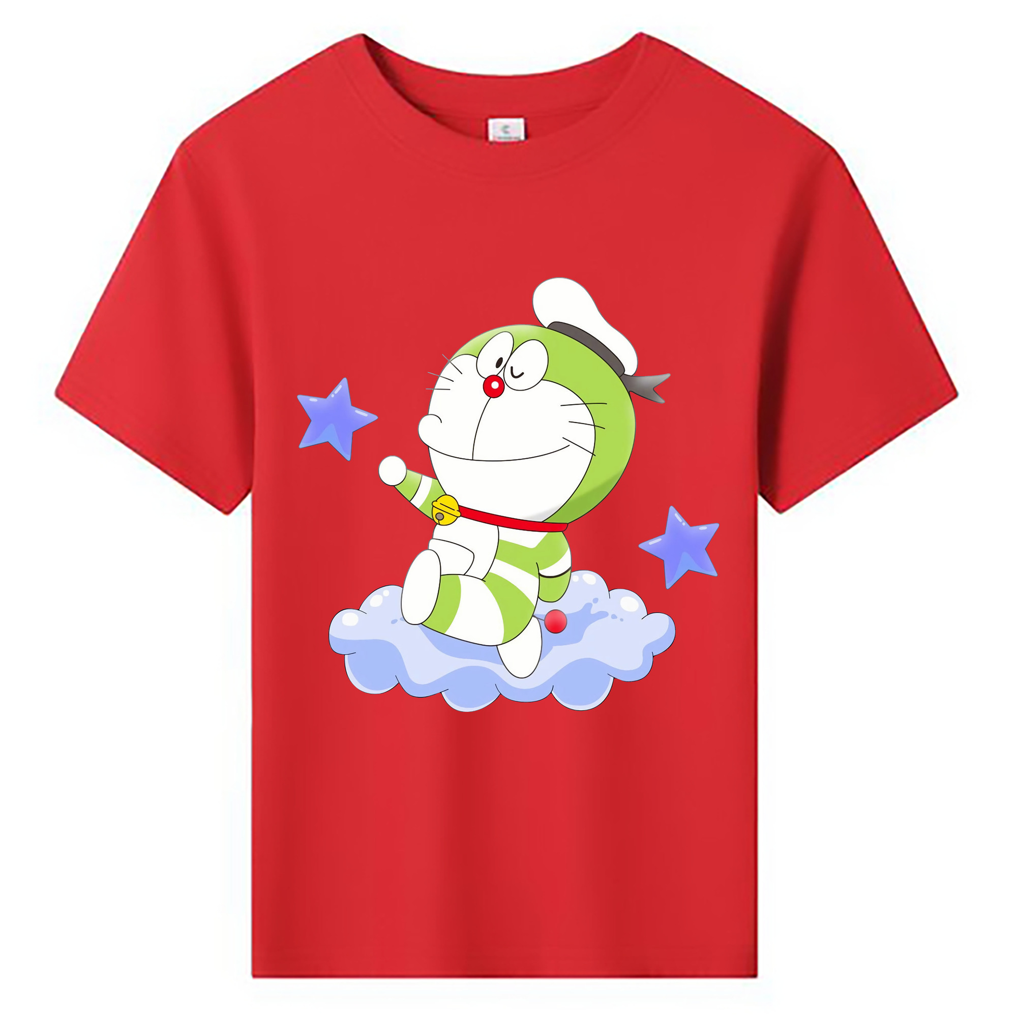 （画像用） ドラえもん Doraemon 綿100％キッズTシャツ（フロントプリント）