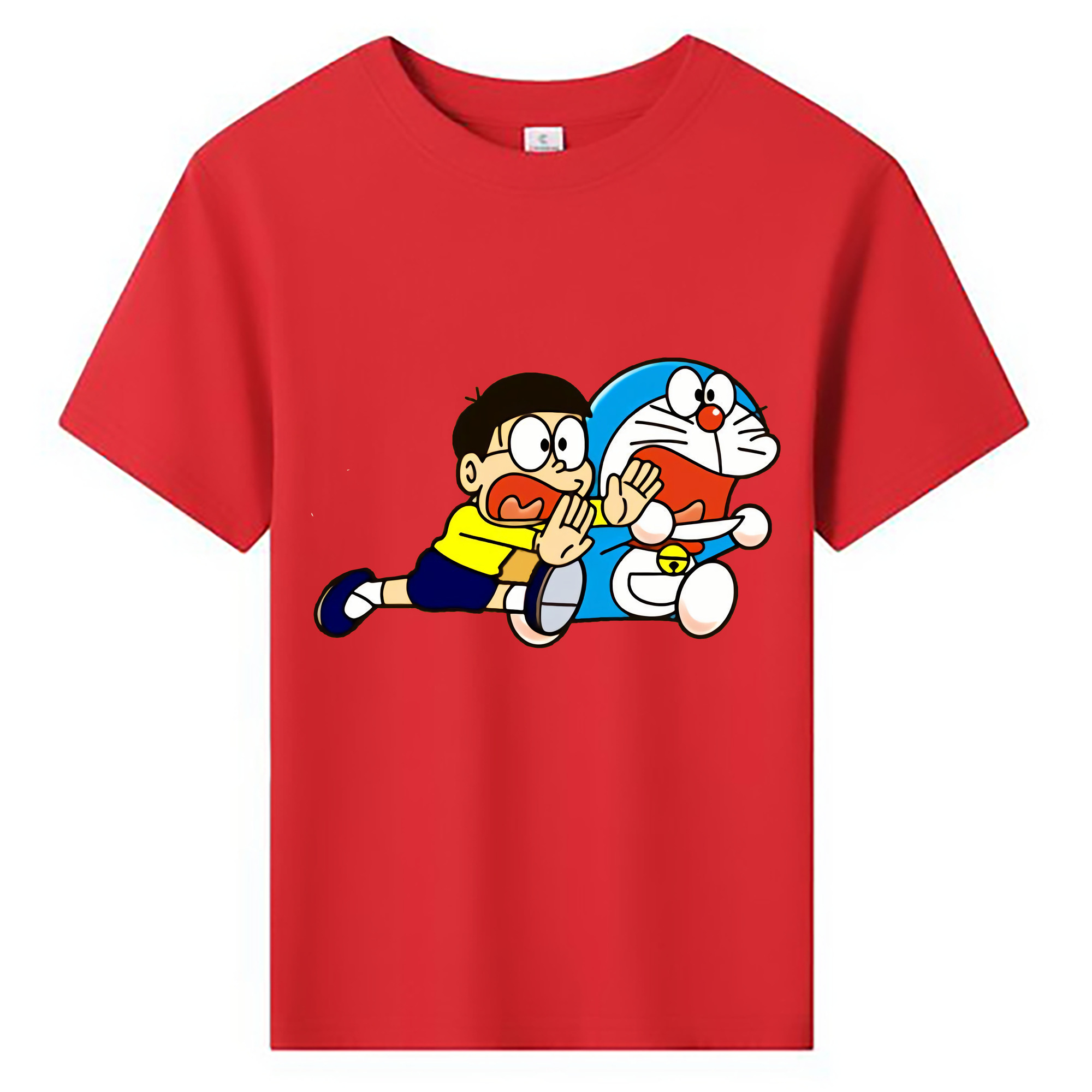 （画像用） ドラえもん Doraemon 綿100％キッズTシャツ（フロントプリント）