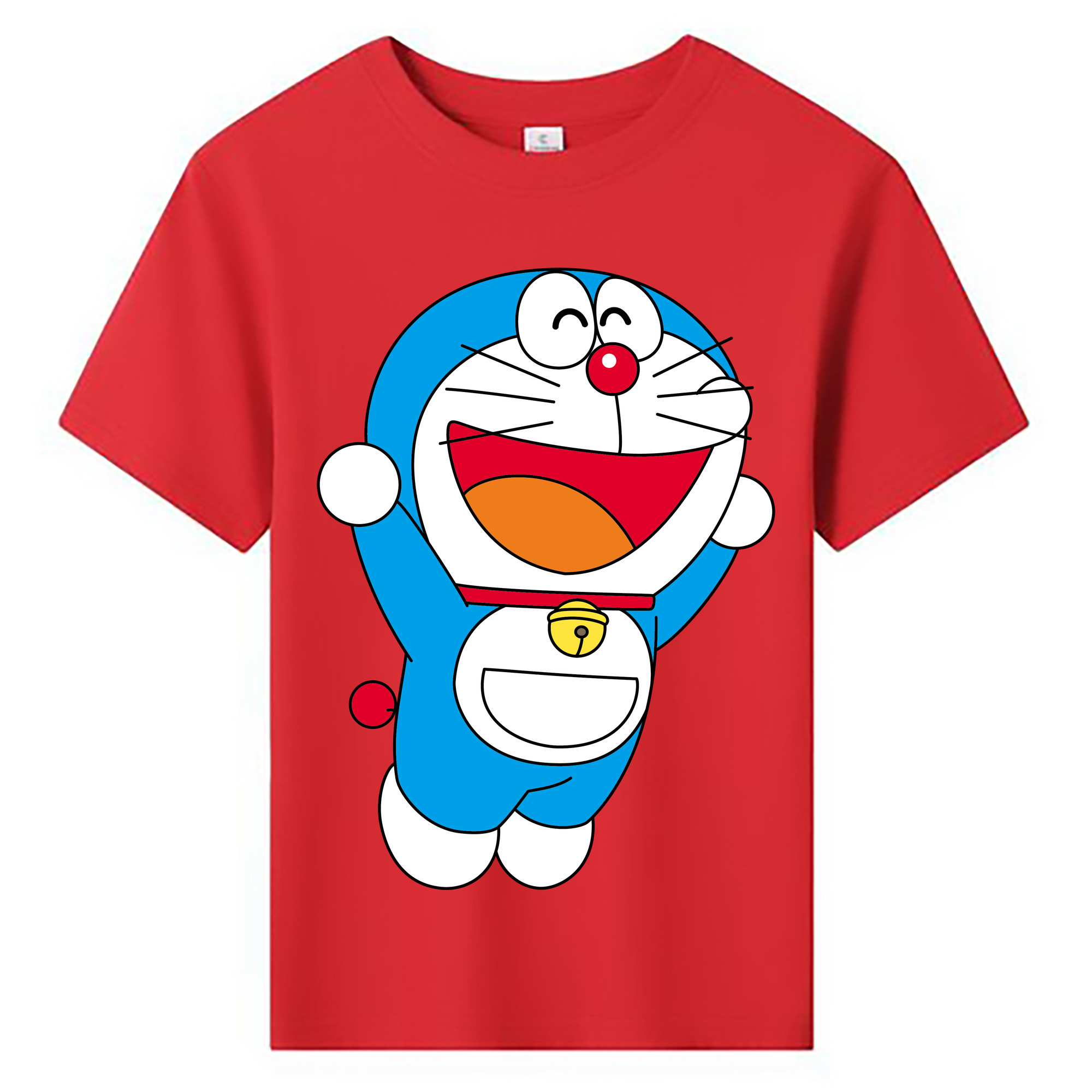 （画像用） ドラえもん Doraemon 綿100％キッズTシャツ（フロントプリント）